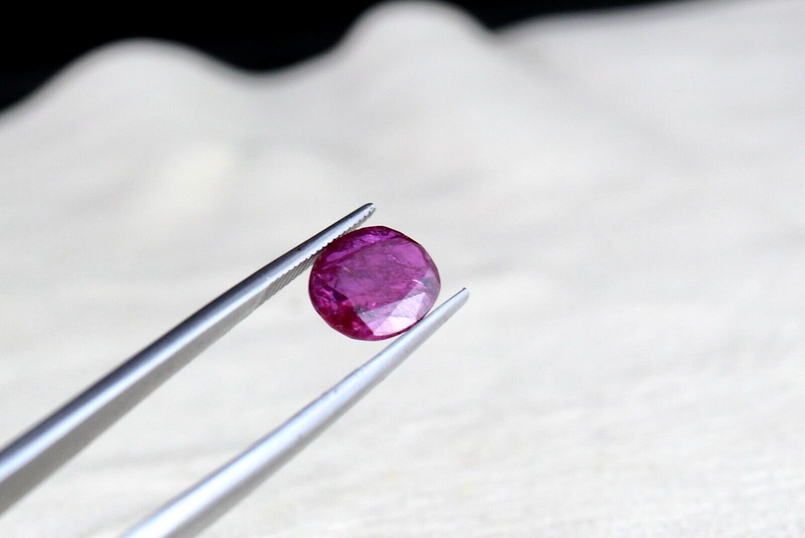 NATURAL RUBY OVAL CUT 4.92 CTS MOZAMBIQUE NOHEAT GEMSTONE PAIR DESIGNING EARRING