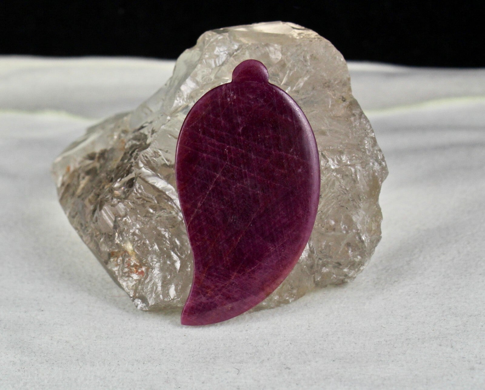 Unheated Natural Ruby Cabochon 93 Ct Loose Gemstone For Designing Pendant