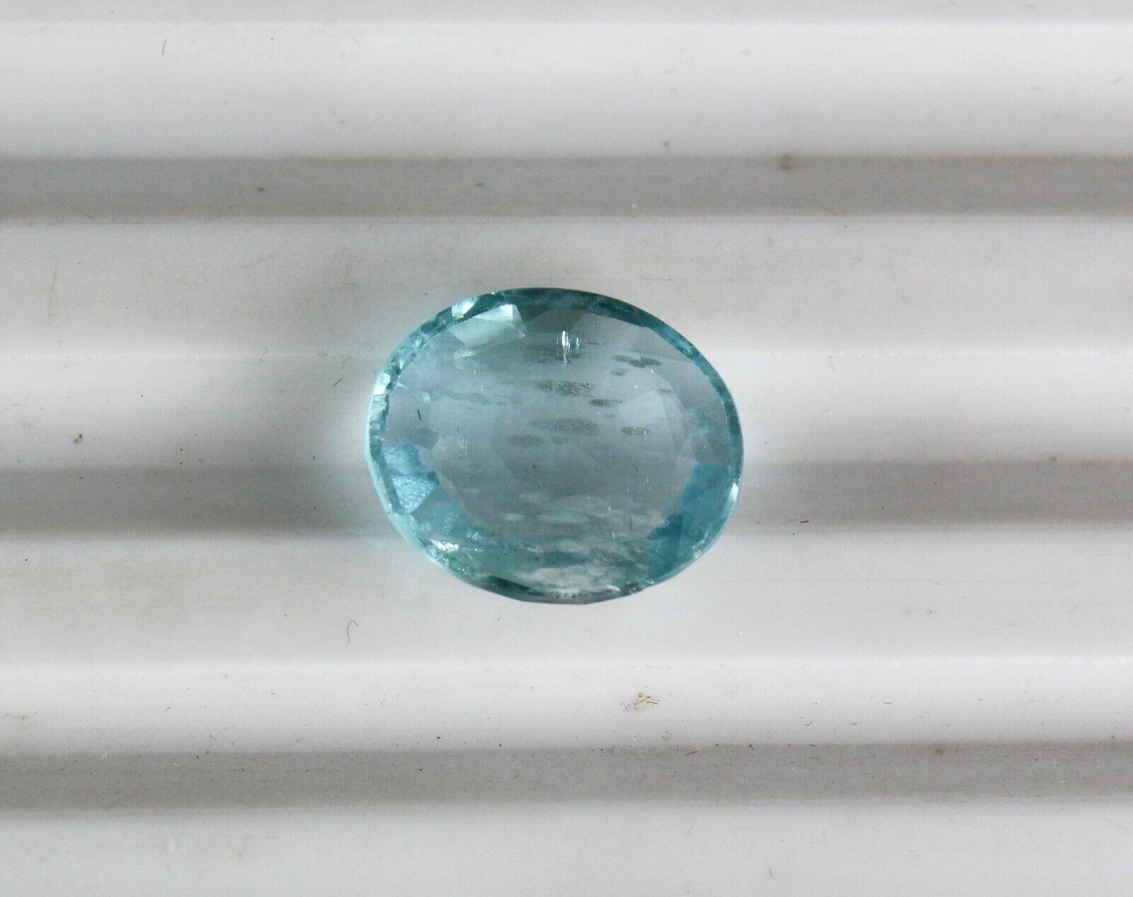 NATURAL BLUE AQUAMARINE OVAL CUT 4.60 CTS GEMSTONE FOR DESIGNING RING PENDANT