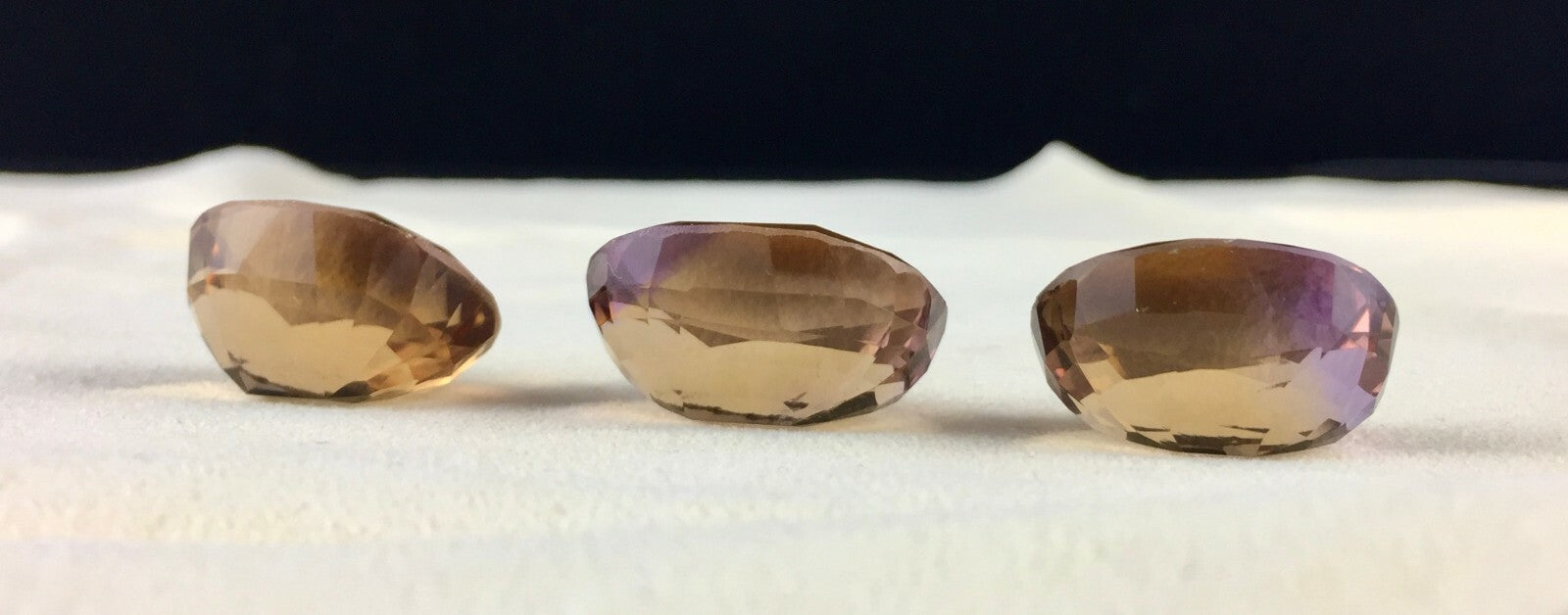 Natural Ametrine Oval Cut Pair 3 Pcs 81.20 Cts Rare Gemstone For Pendant Earring