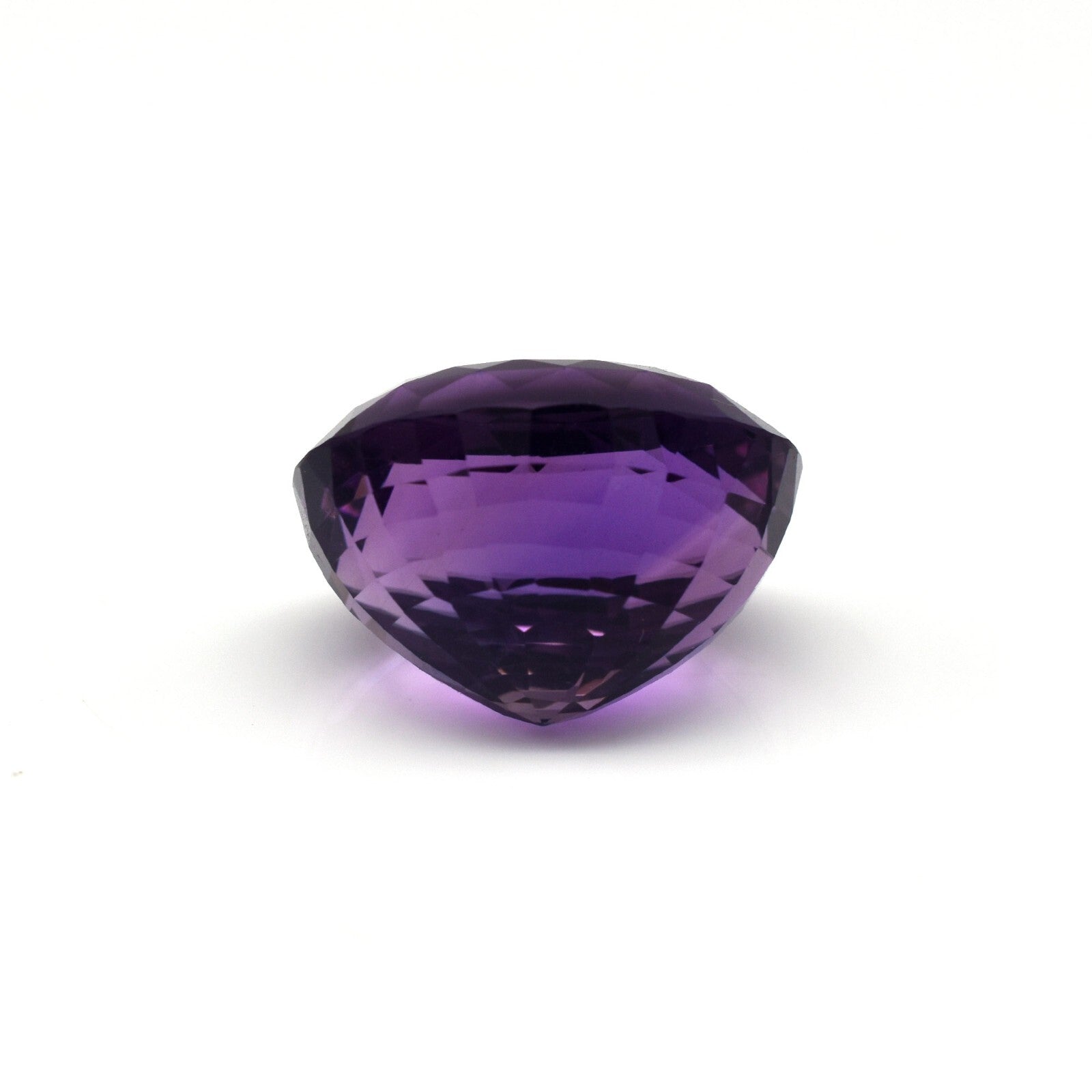 Natural Amethyst Oval Cut 37ct Gemstone 22x18mm Pendant Ring Design