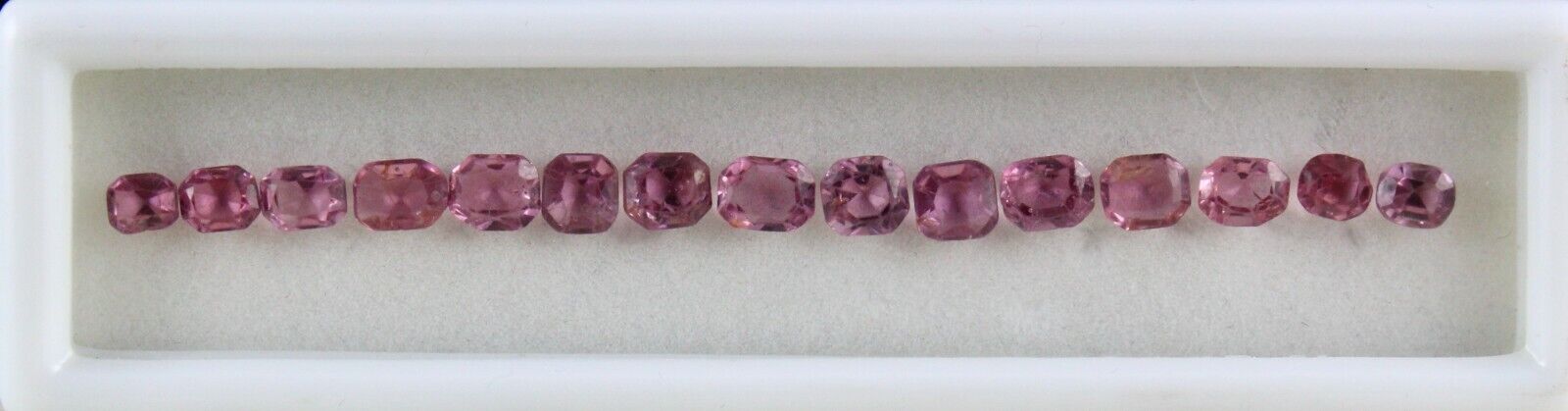 NATURAL OLD SPINEL LALDI CUSHION CUT 15PCS 10.95CTS GEMSTONE DESIGN BRACELET SET