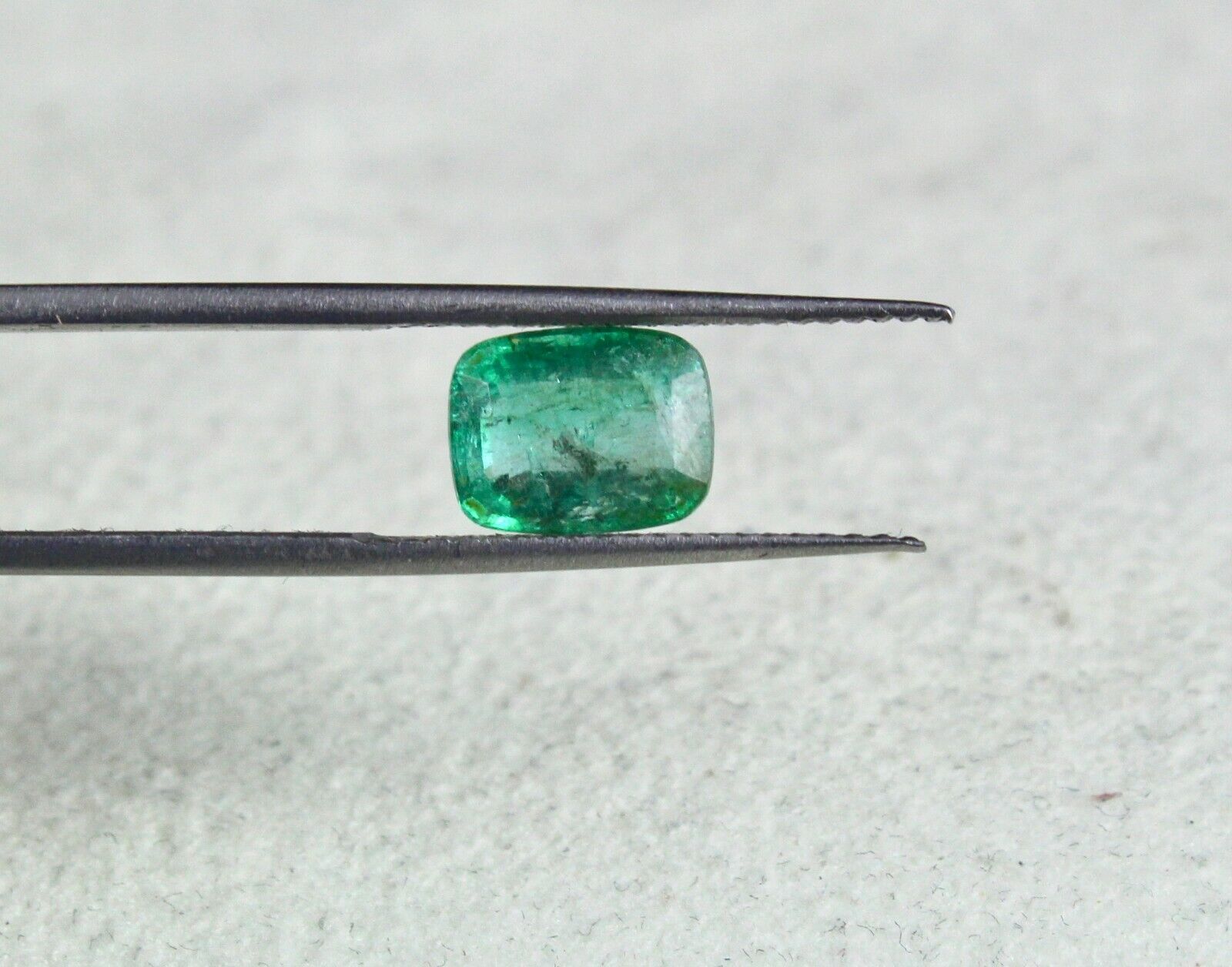 NATURAL ZAMBIAN EMERALD CUSHION CUT GEMSTONE 3 PIECES 4.17 CARATS FOR DESIGNING