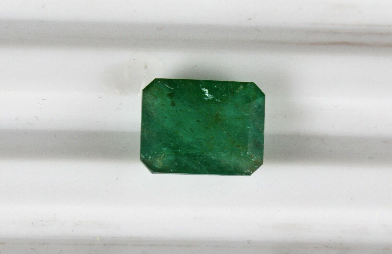 Certified Natural Emerald Octagon Cut 13X10mm 7.24 Carats Gemstone Ring Pendant