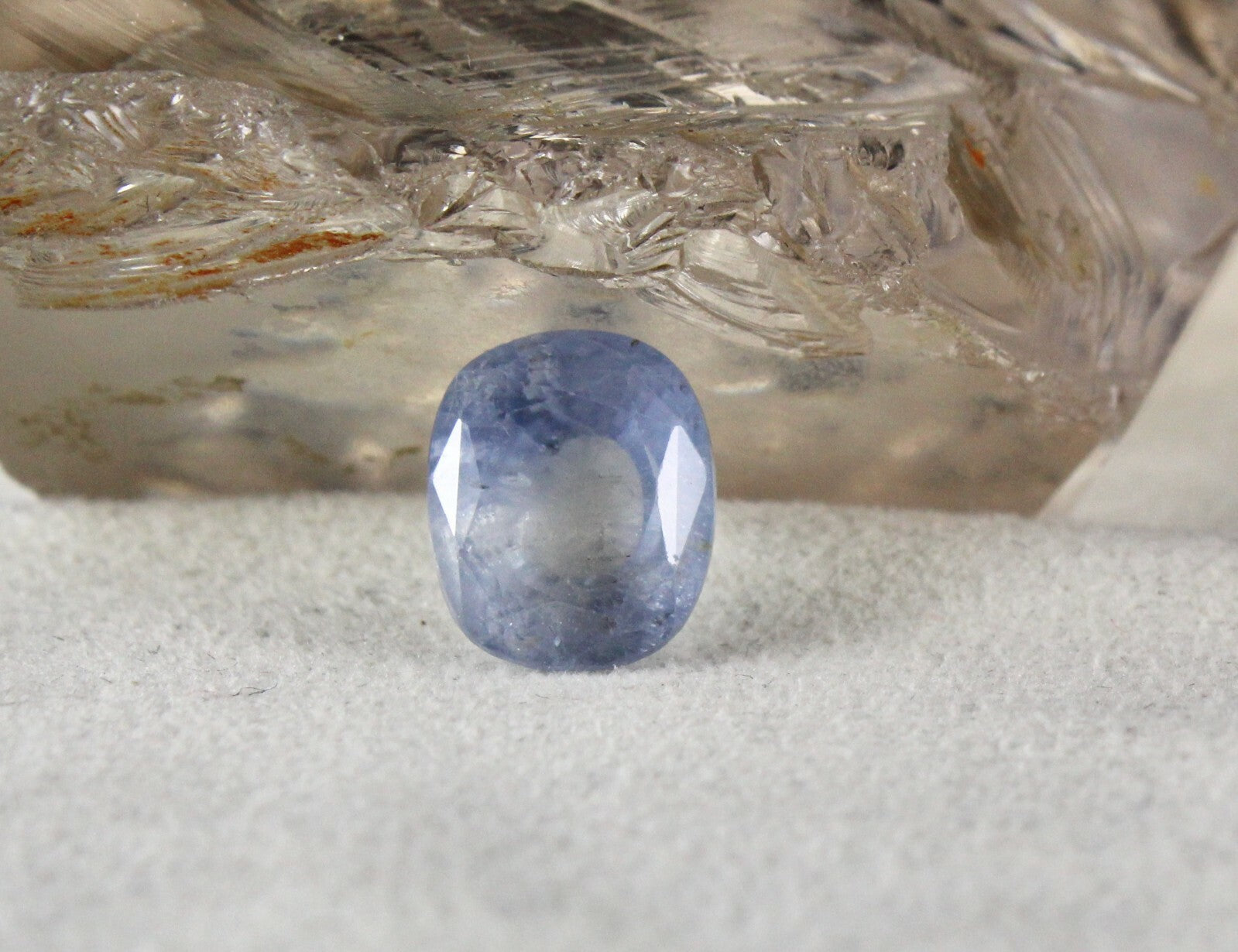 Certified Natural Unheat Blue Sapphire 13.10 Ct Cushion Cut Gemstone Design Ring