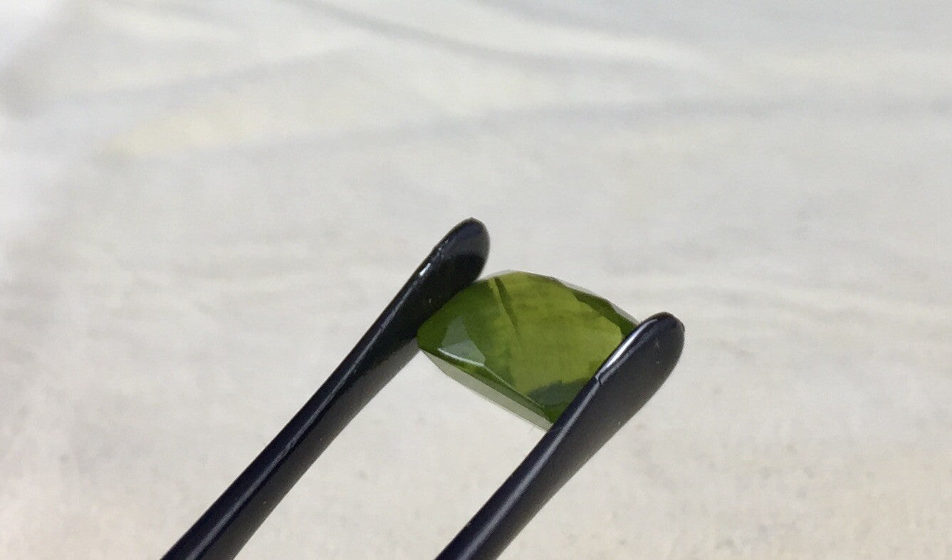 Natural Vesuvianite Idocrase Gemstone Ring Pendant Earring Cushion 23.80 Ct