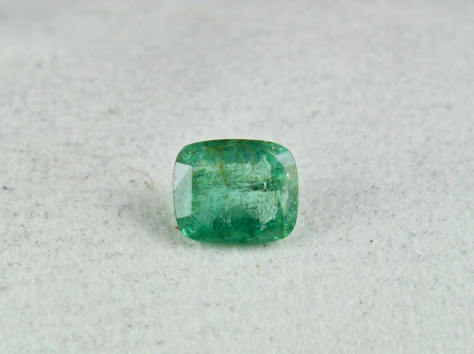Natural Zambia Emerald Cushion Gemstone 10x8mm 2.99ct Pendant Ring For Women