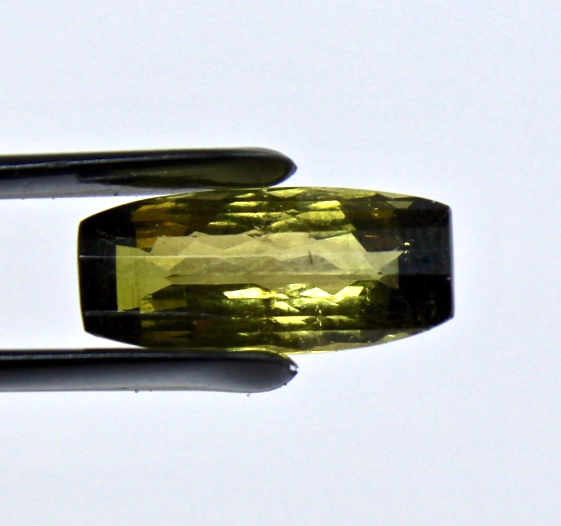 NATURAL GREEN MULTI TOURMALINE FANCY CUT 3.88 CTS GEMSTONE FOR RING PENDANT 