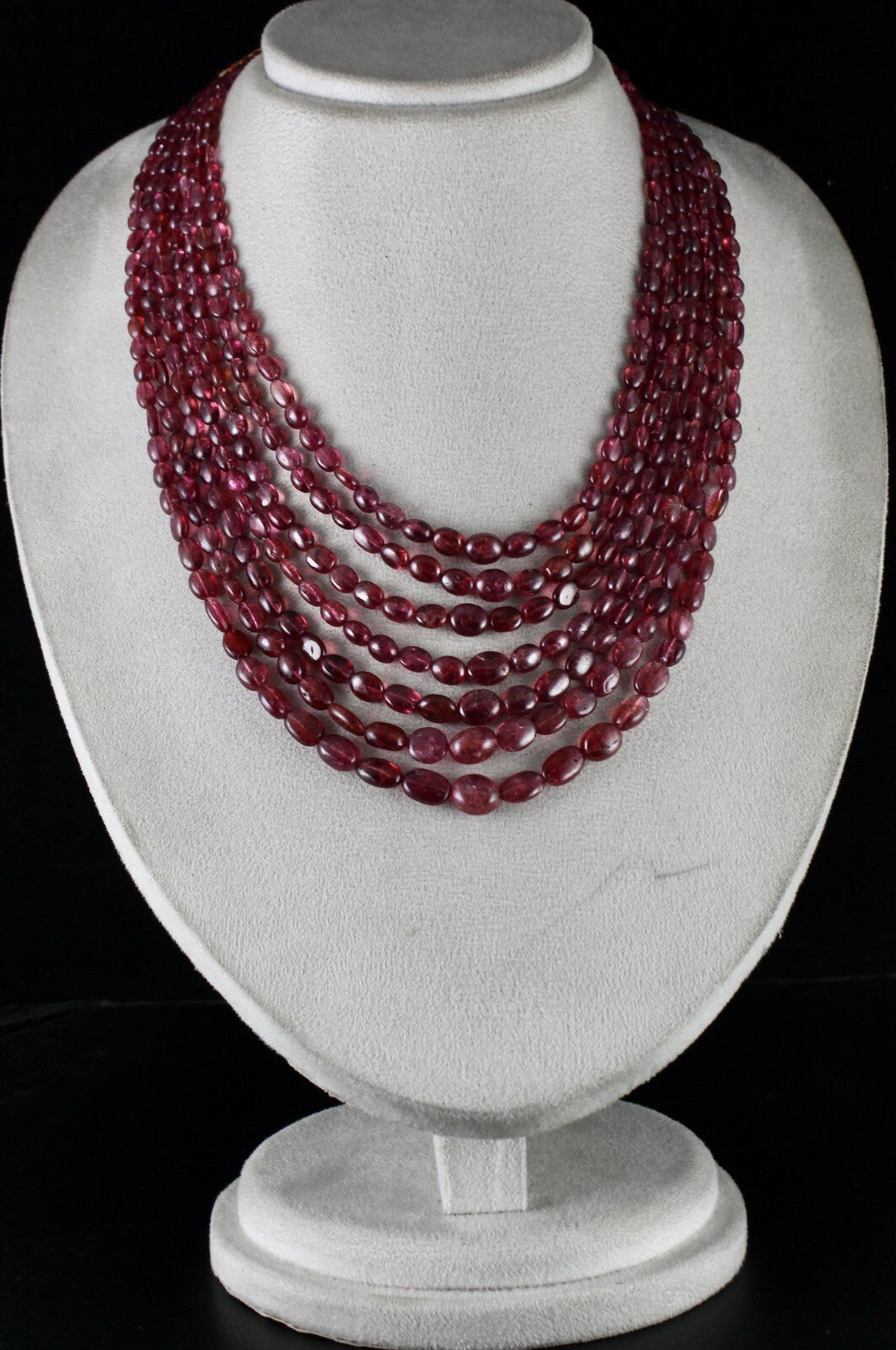 Certified Natural Red Spinel Necklace 705 Ct Statement Gemstone Jewelry Women