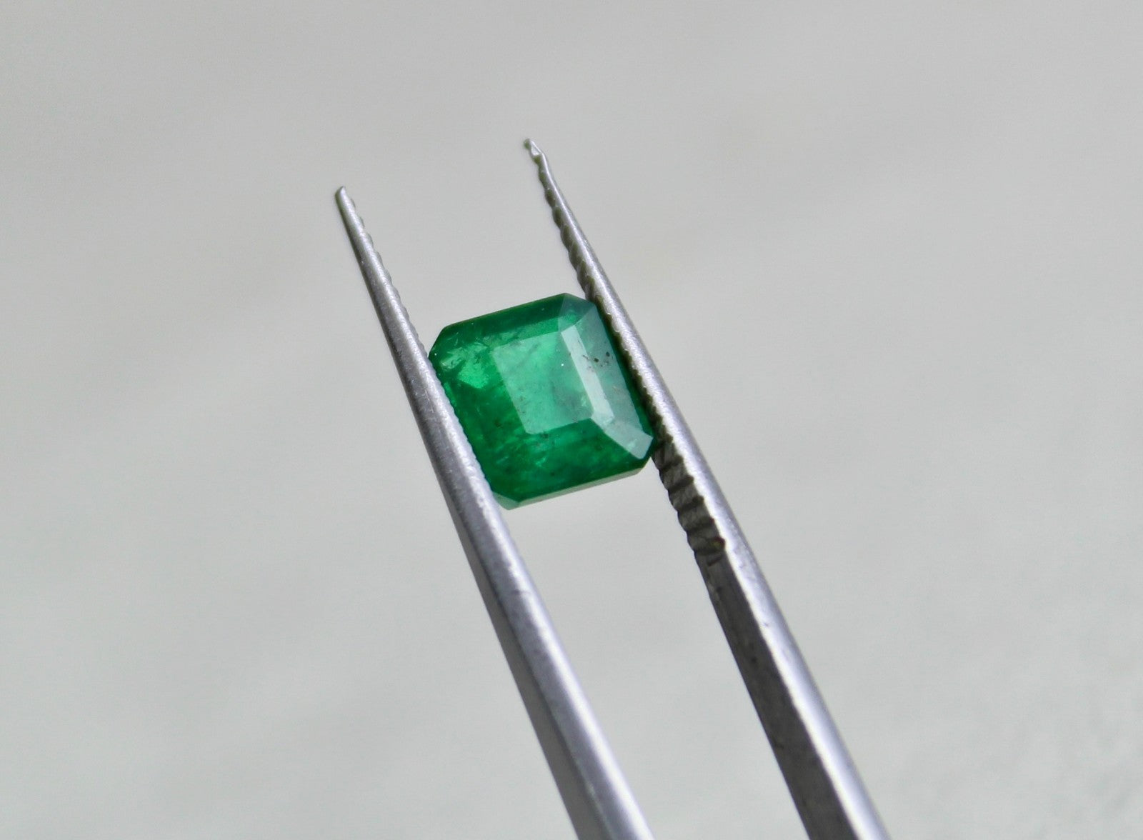 Certified Natural Zambian Emerald Octagon 3.42 Carat Gemstone 3 Pcs For Design