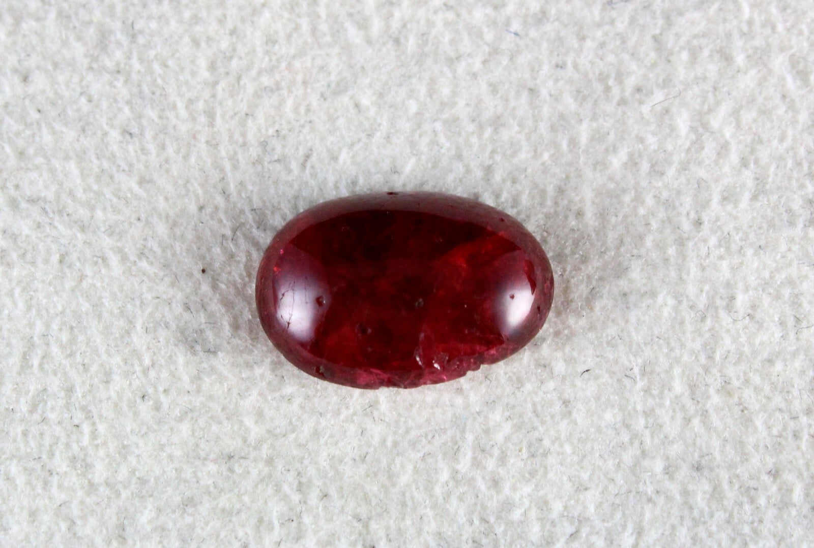 Certified Natural Red Spinel Cabochon 13x9mm Oval 4.88ct Gemstone Ring Pendant