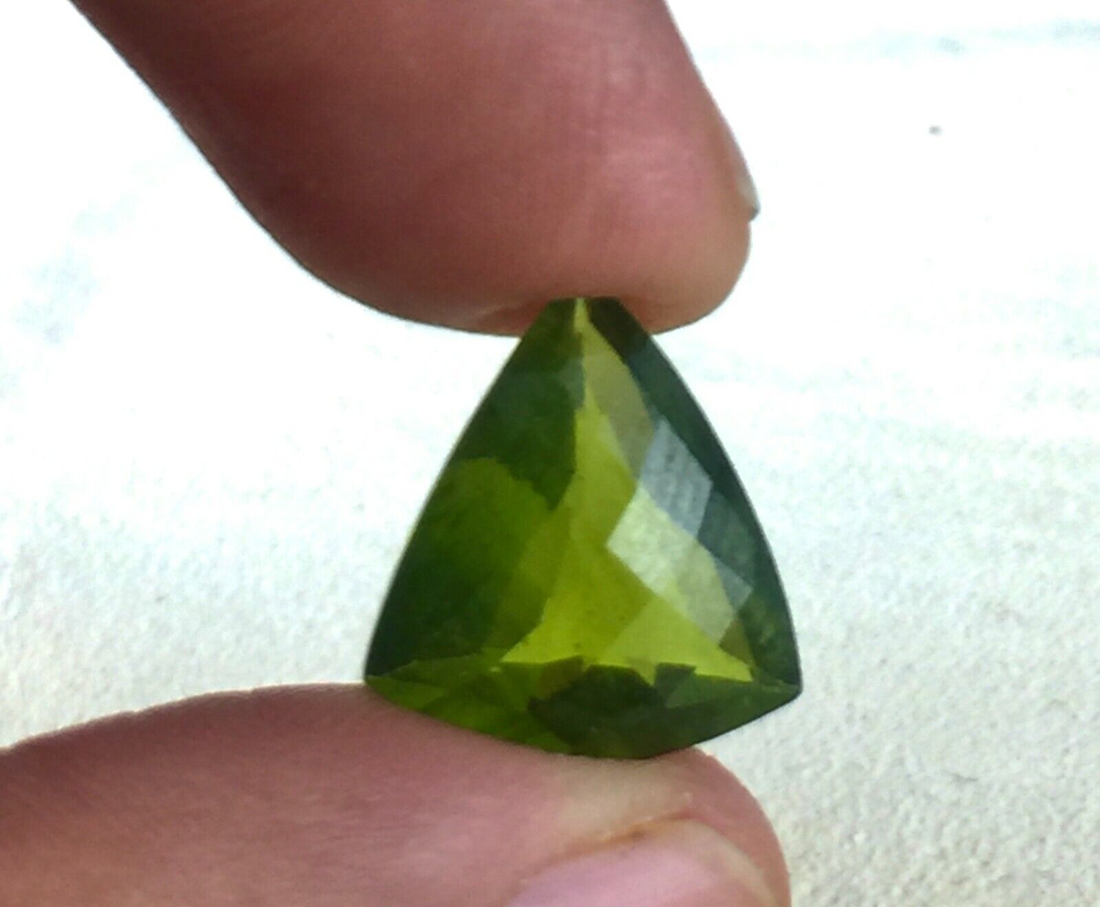 Natural Green Vesuvianite Idocrase Fancy Cut 8.24 Ct Gemstone For Ring Pendant