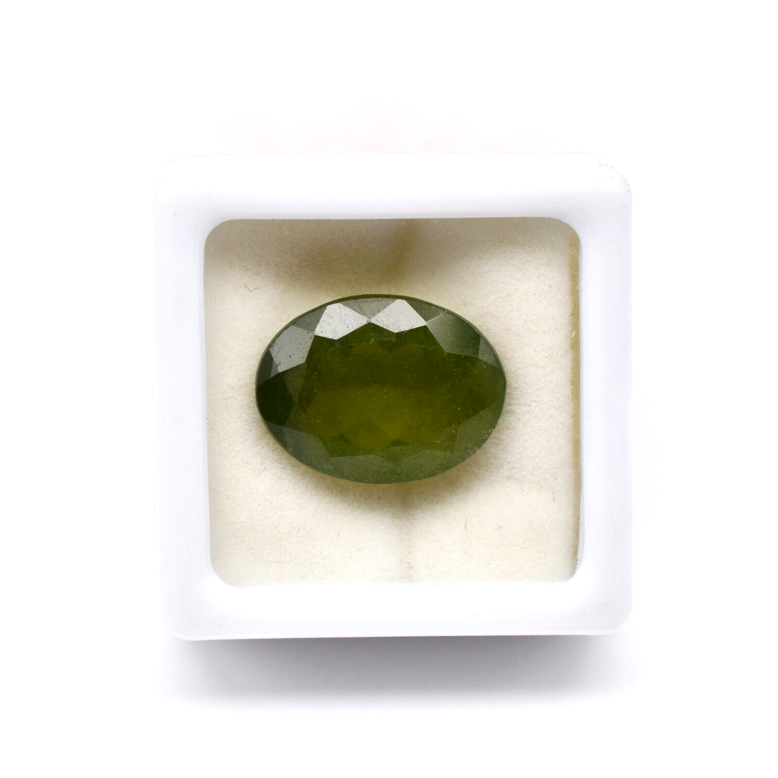 Natural Green Vesuvianite Idocrase Oval 15x12 mm 9.54 Ct Gemstone Ring Pendant