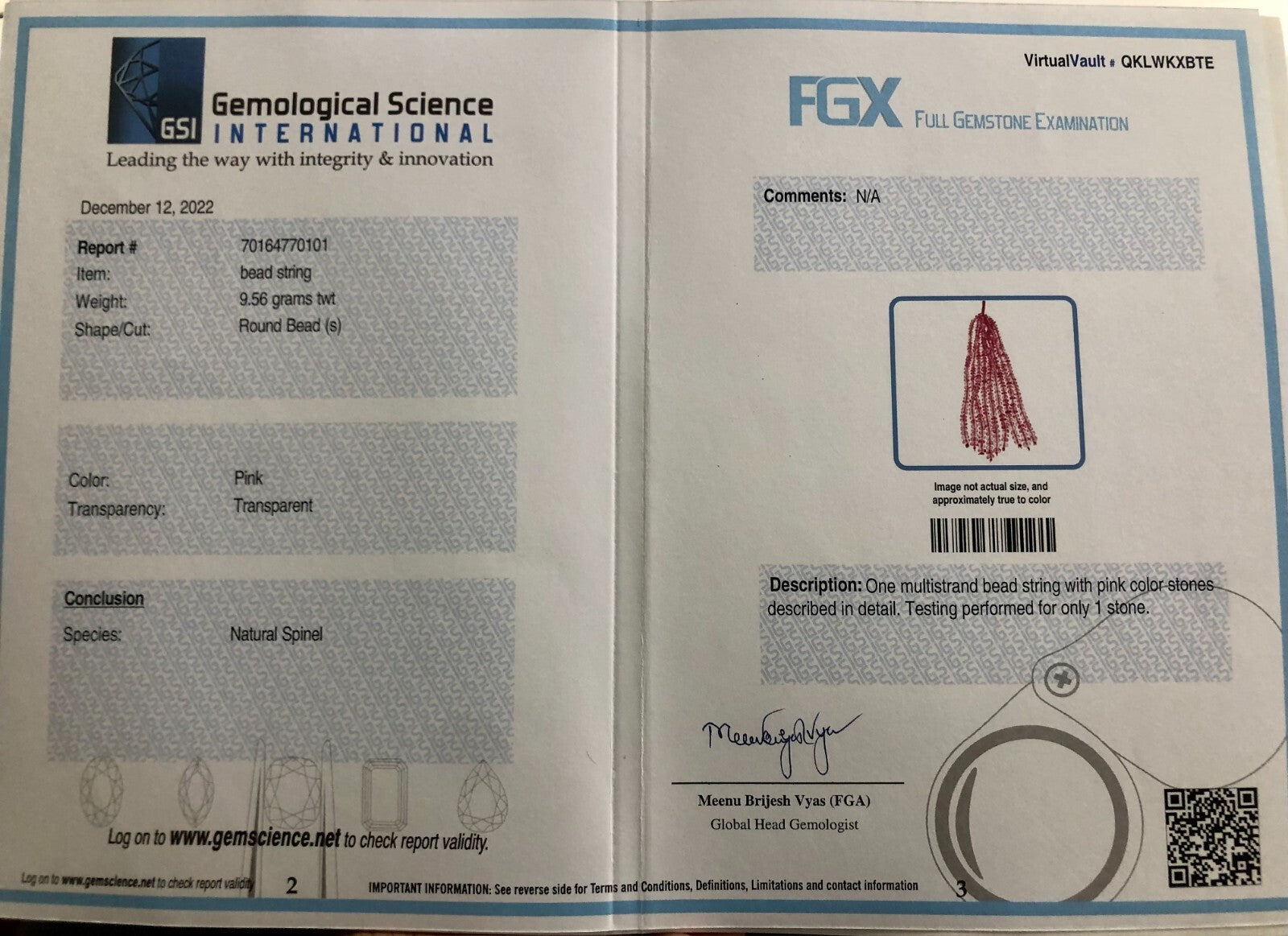 Certified Natural Spinel Beads Tassel 97ct Sterling Silver Gemstone Earrings