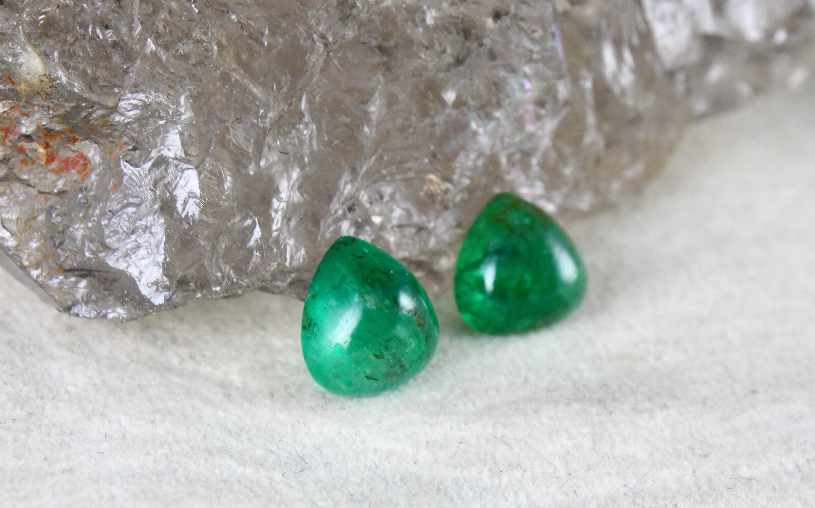 Certified Natural Zambia Emerald Heart 10.79ct Sterling Silver Gemstone Earrings