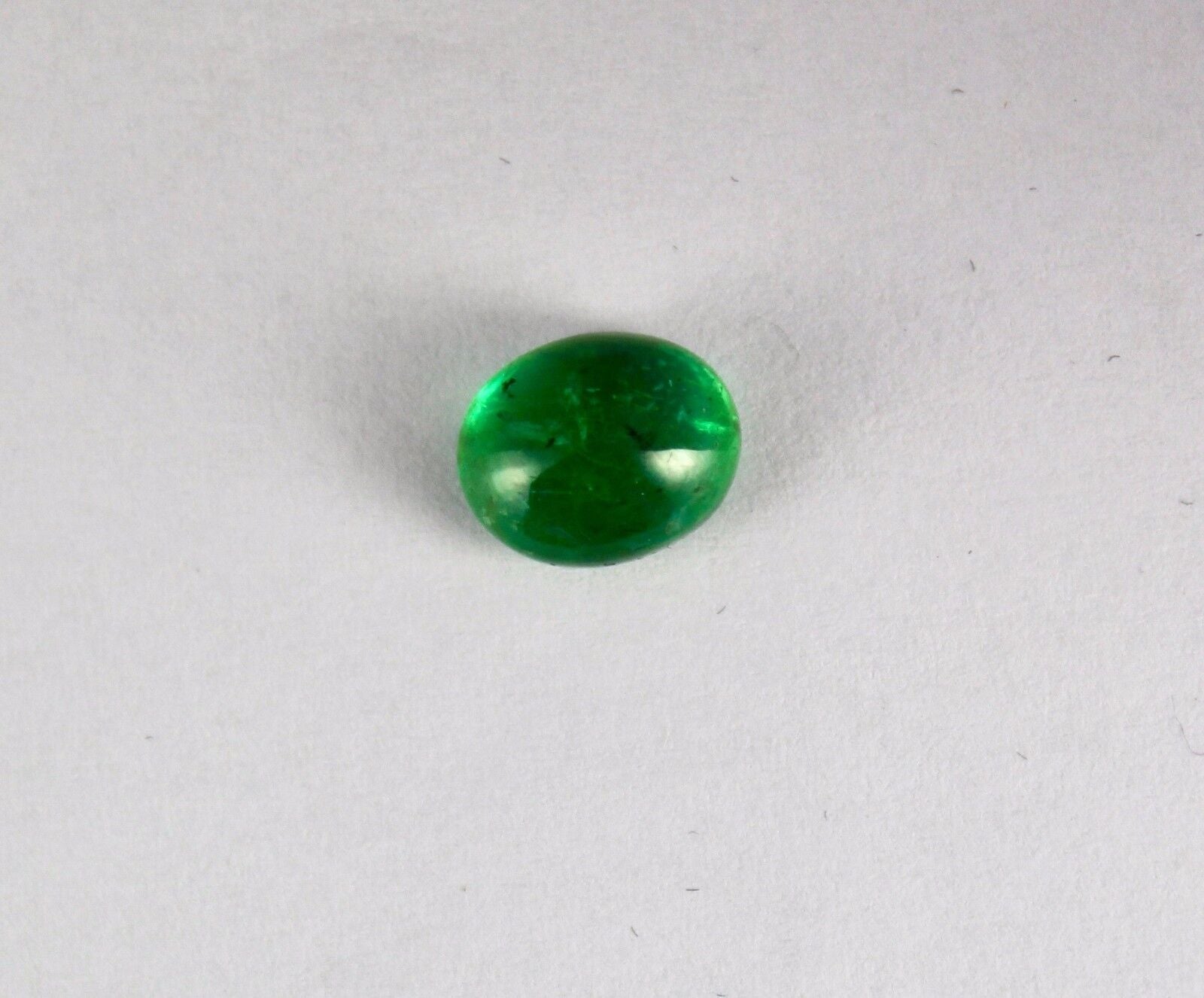 Natural Zambian Emerald Oval Cabochon 3.71 Ct Loose Gemstone For Ring Pendant