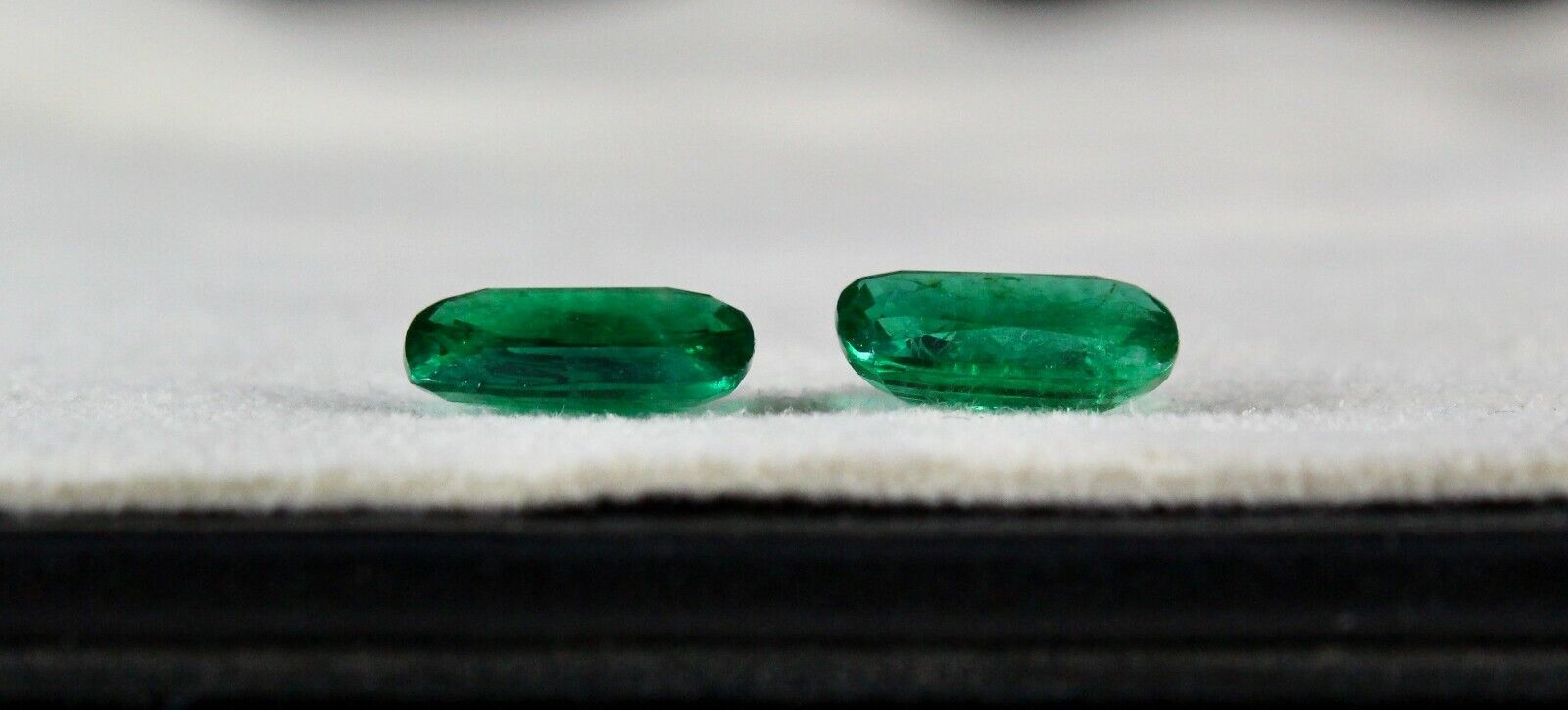 GTL CERTIFIED NATURAL ZAMBIAN EMERALD CUSHION CUT PAIR EARRING 5.12 CTS GEMSTONE