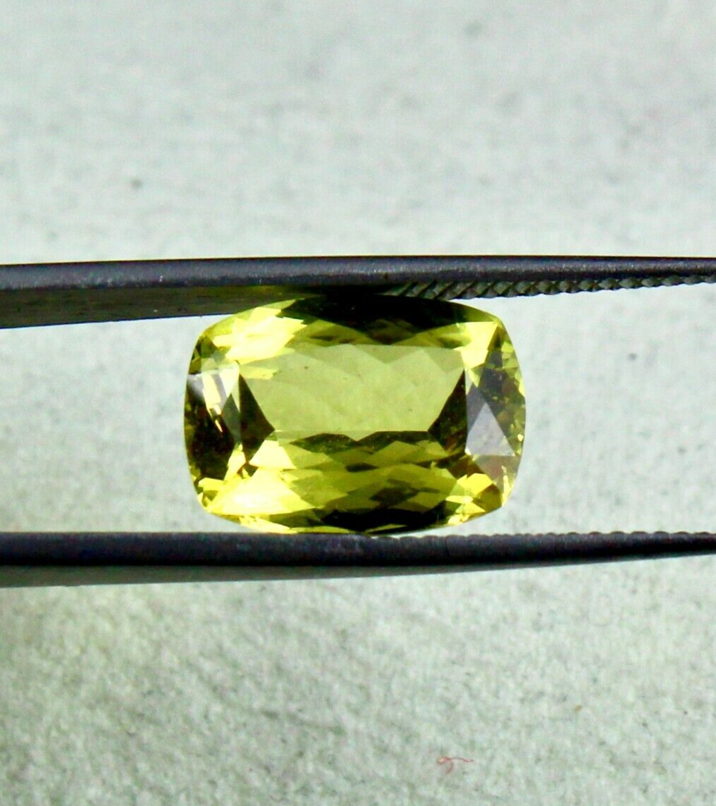 Natural Unheated Yellow Aquamarine Cushion 5.41 Ct Gemstone Design Ring Pendant