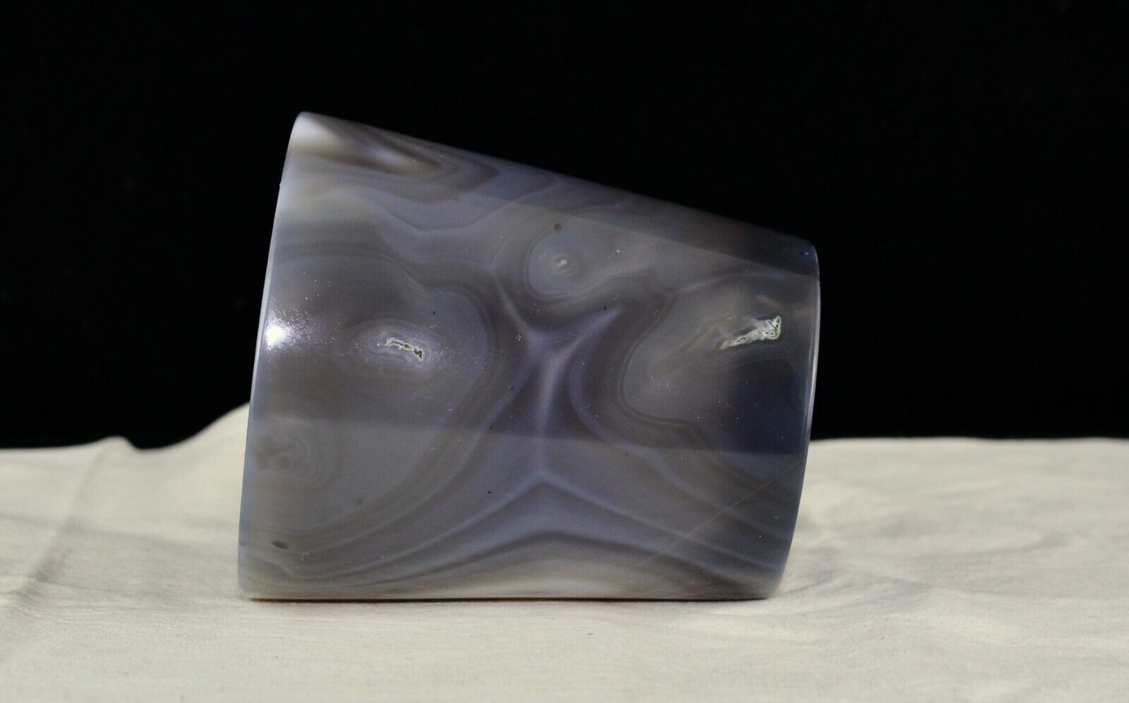 Hand Carved Gemstone Glass Home Decor 1474 Carats Natural Chalcedony Gemstone