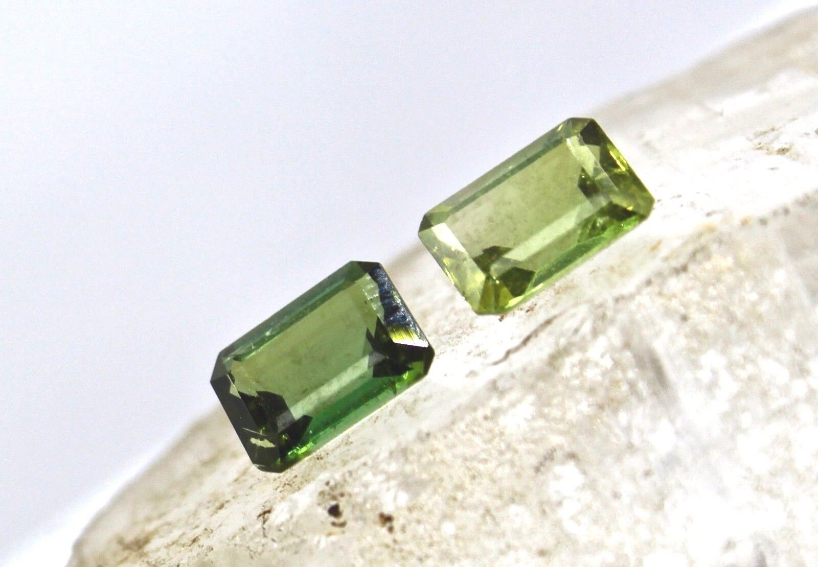 NATURAL MULTI GREEN TOURMALINE OCTAGON CUT 2.89 CARATS GEMSTONE FOR DESIGNING