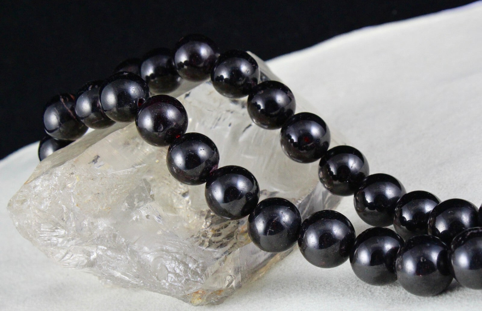 Certified Big Natural Garnet Round Beads 1451 Ct Ladies Fashion Necklace