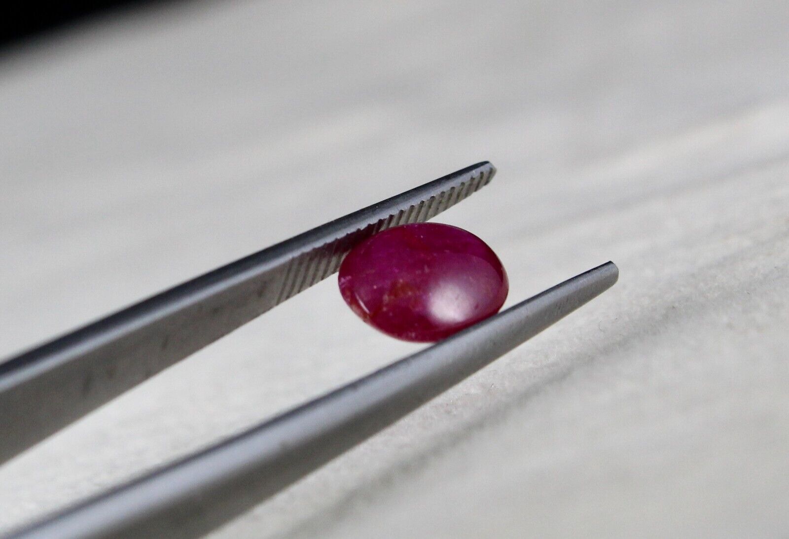 BURMA NATURAL RUBY OVAL CABOCHON 8.02 CTS LOOSE GEMSTONE FOR 3 STONE RING DESIGN