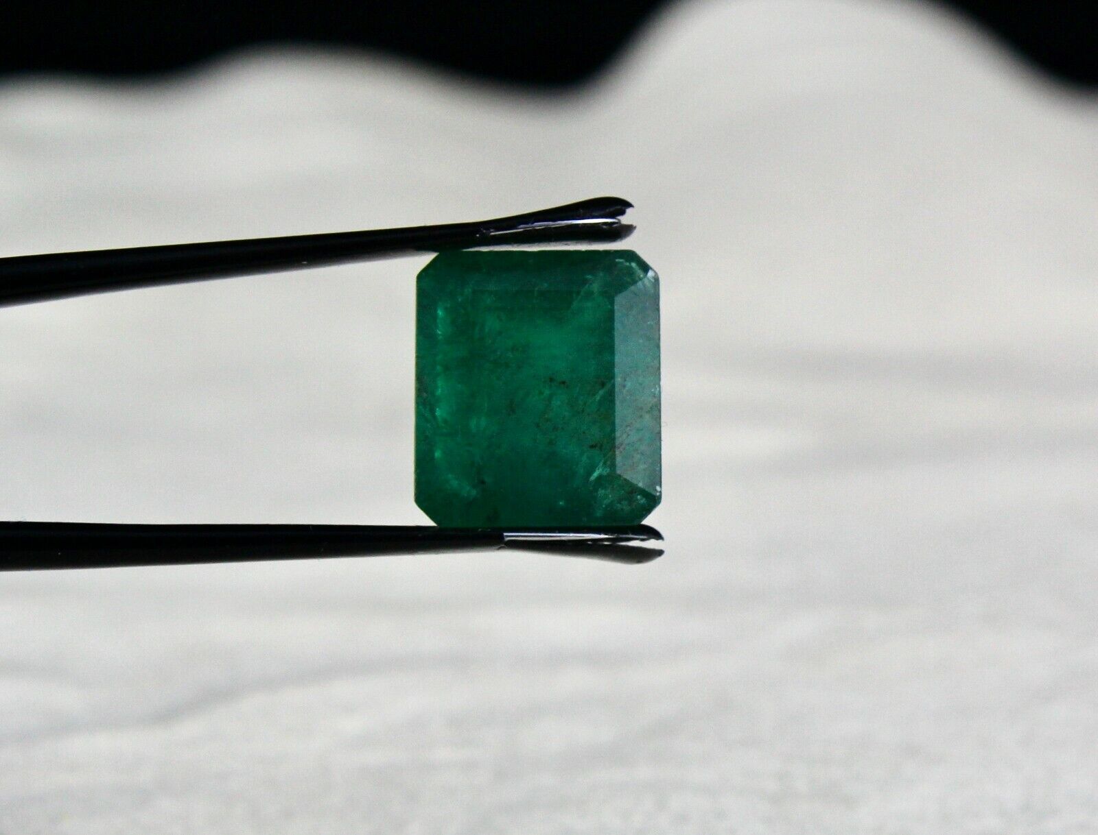 Certified Natural Emerald Octagon Cut 13X11mm 10.96 Carats Gemstone Ring Pendant