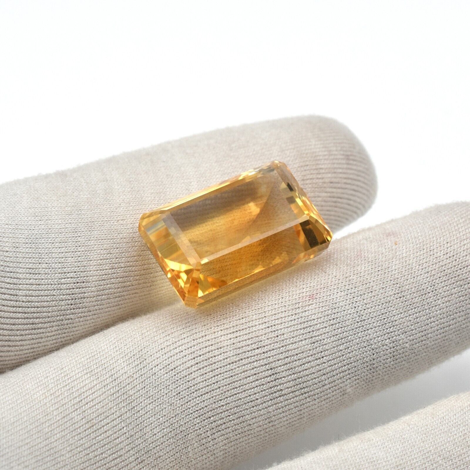 Natural Citrine Golden Topaz Octagon Cut 22X14mm 33.70 Ct Loose Gemstone Pendant