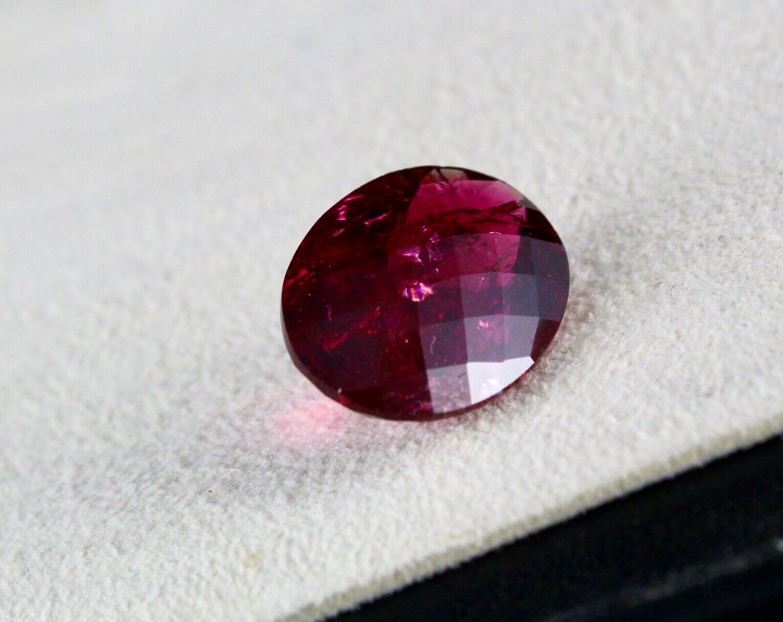 NATURAL PINK TOURMALINE RUBELLITE OVAL CUT 14.10 CARATS GEMSTONE RING PENDANT