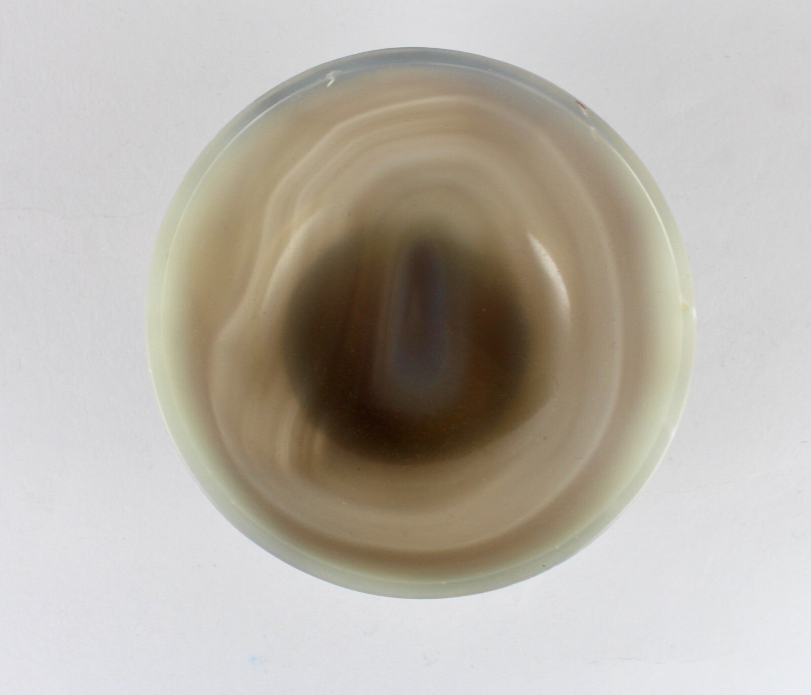 Natural Chalcedony Bowl 960ct Home Decor Hand Crafted Carved Round Designer