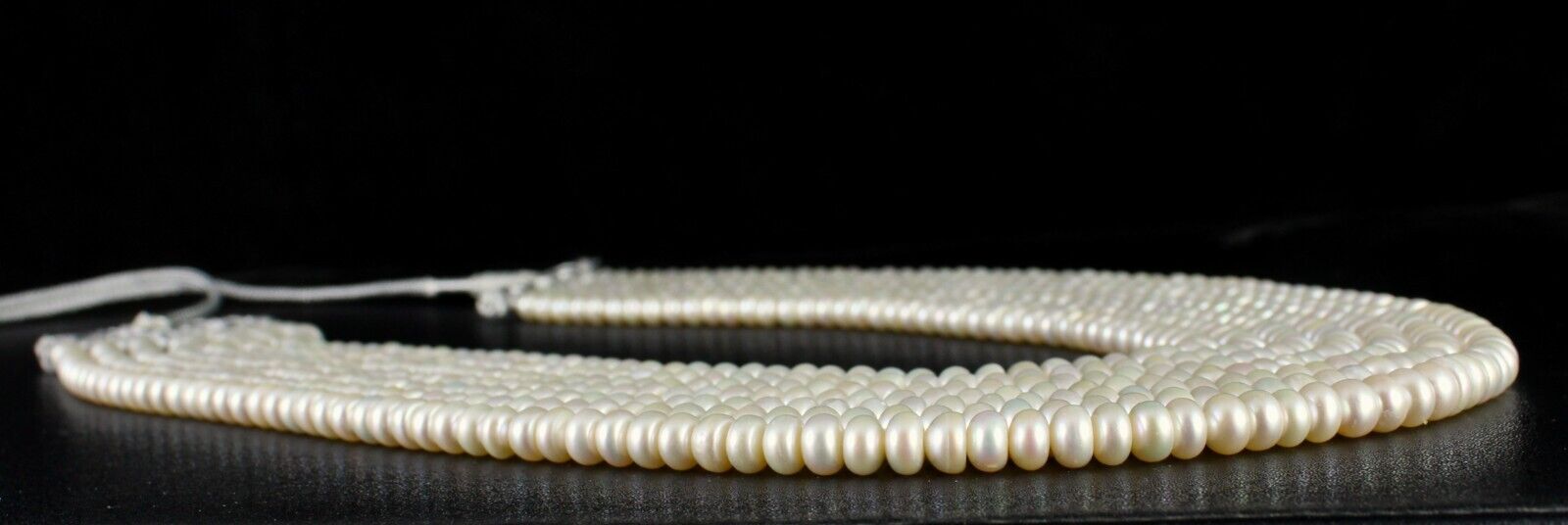 GENUINE FRESH WATER PEARL BEADS ROUND 7 L 1077 CARATS GEMSTONE FASHION NECKLACE