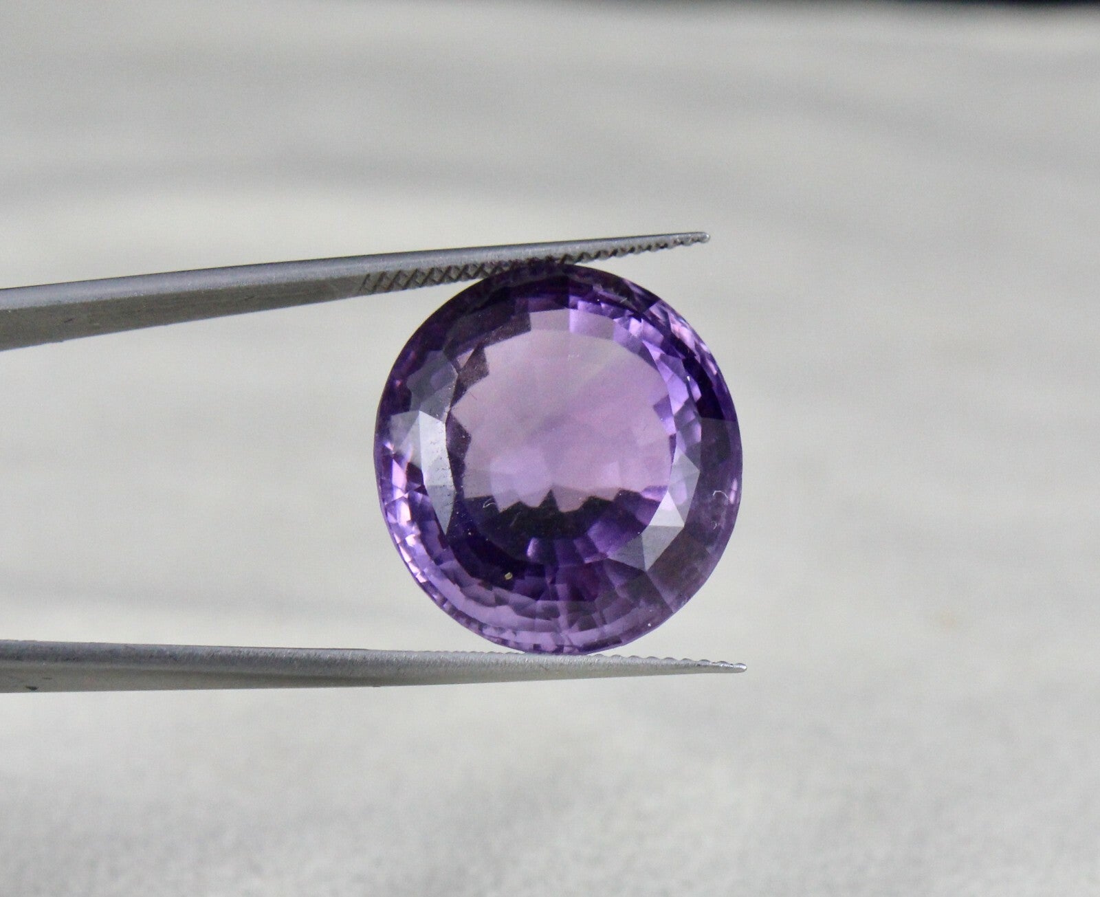 Natural Amethyst Oval Cut 25.65 Ct Gemstone Ring Pendant 20x18 Mm