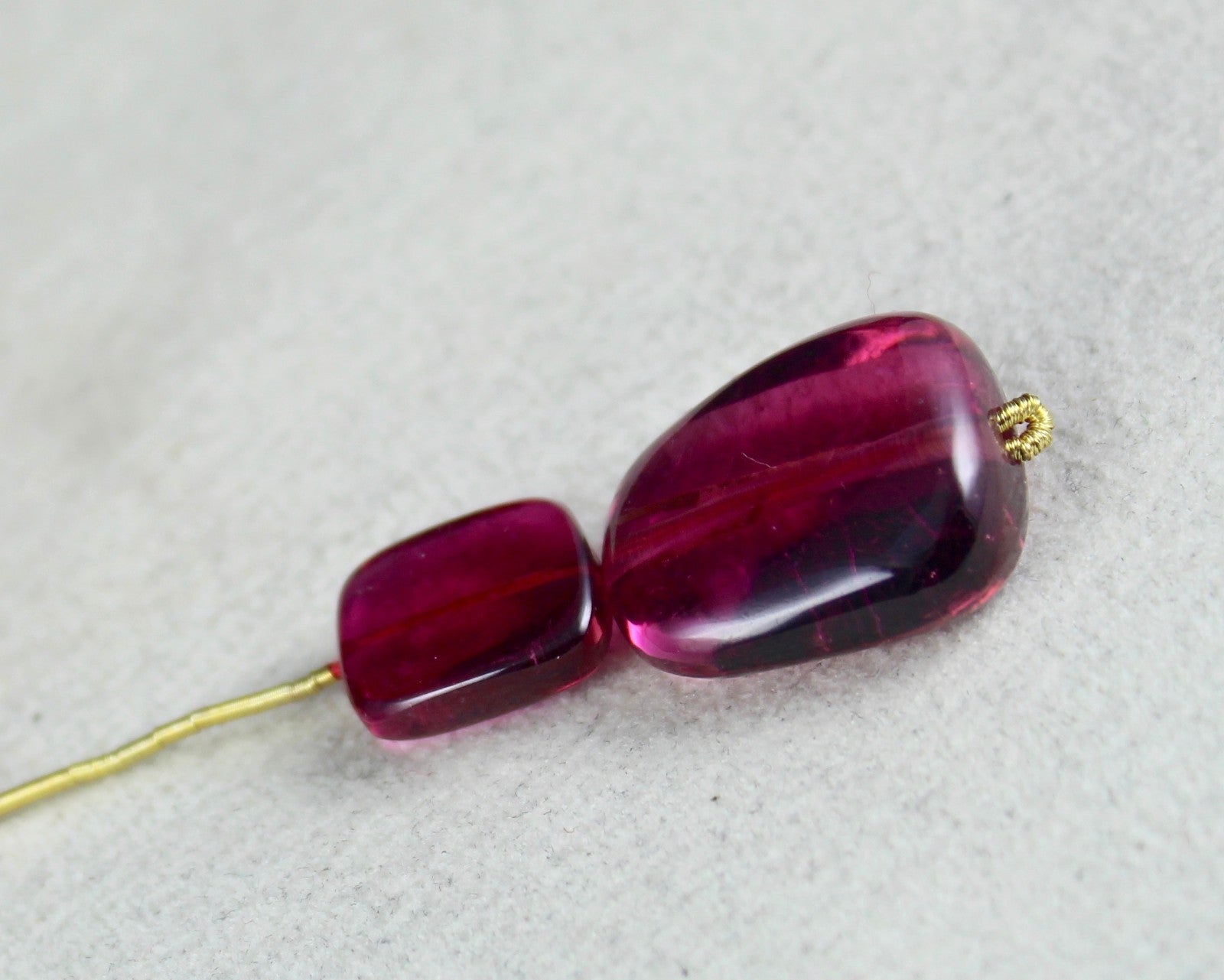 Certified Natural Pink Tourmaline 41.50 Ct Drilled Cabochon Beads Pendant