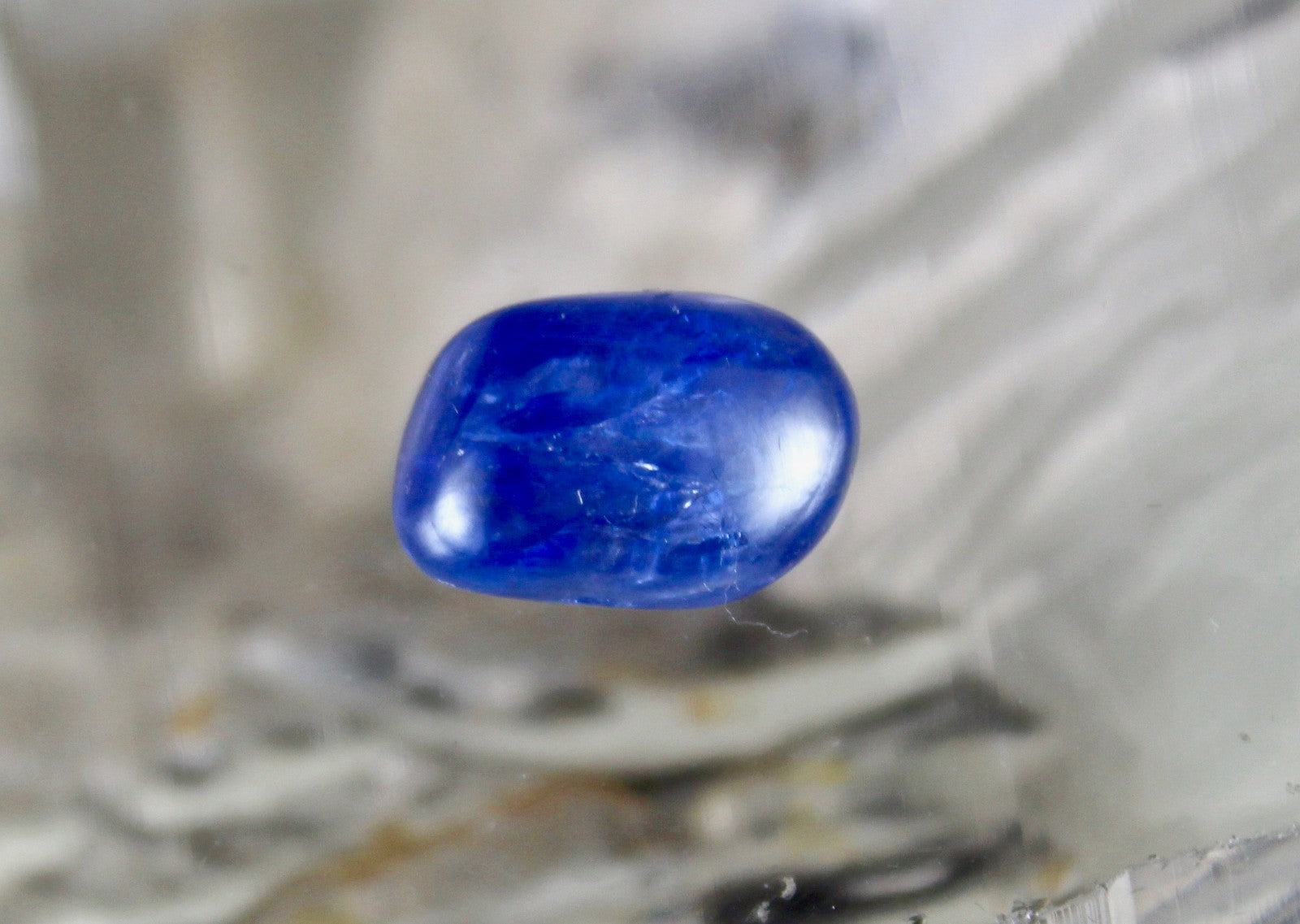 Certified Natural 8.83 Ct Blue Sapphire Oval Cabochon Gemstone For Ring/pendant