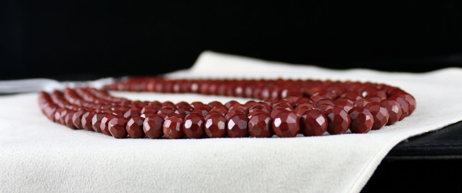 Natural Red Jasper Beads Round 1478 Carats Gemstone Necklace For Women