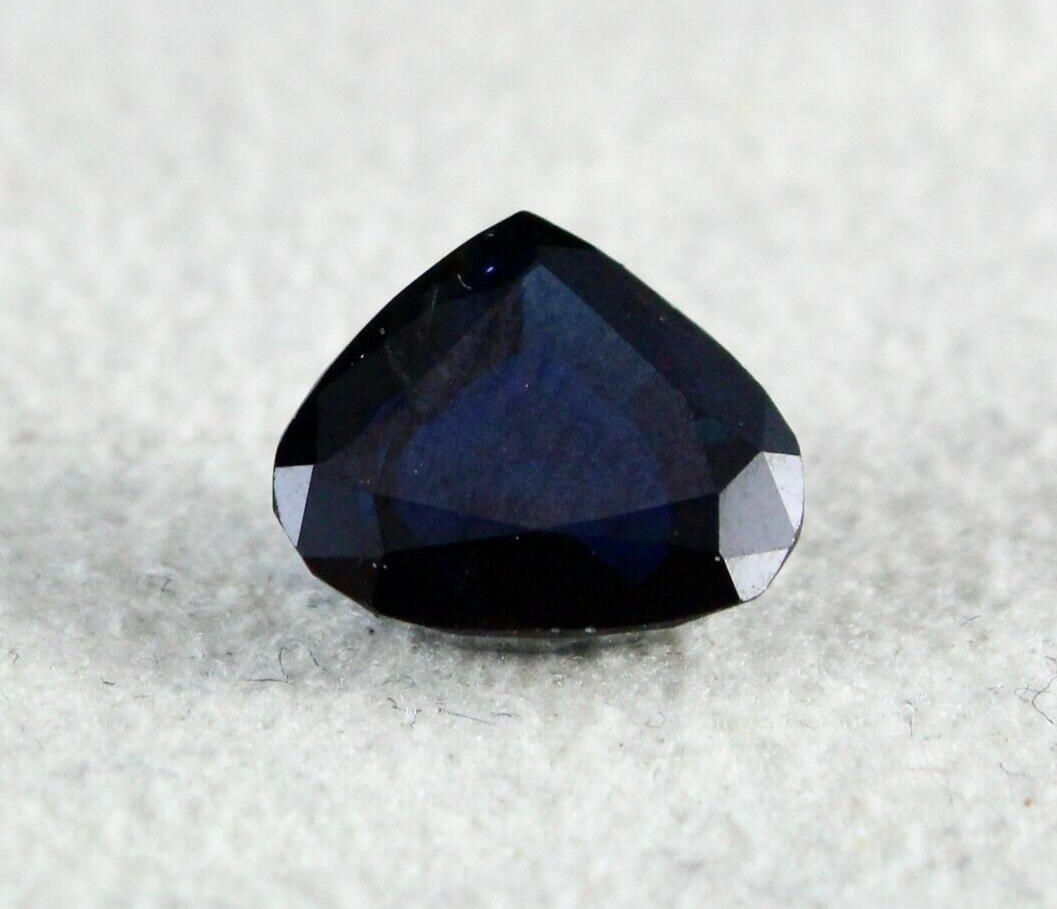 Certified Natural Unheat Blue Sapphire Heart Cut 4.52 Ct Sterling Silver Ring