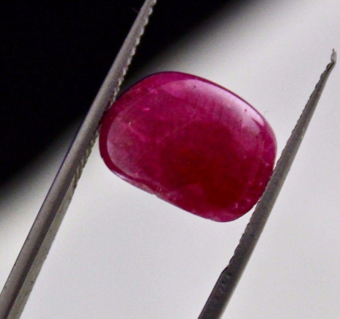 13X10 MM NATURAL BURMESE RUBY RECTANGLE CABOCHON 8.56 CARATS GEMSTONE FOR RING