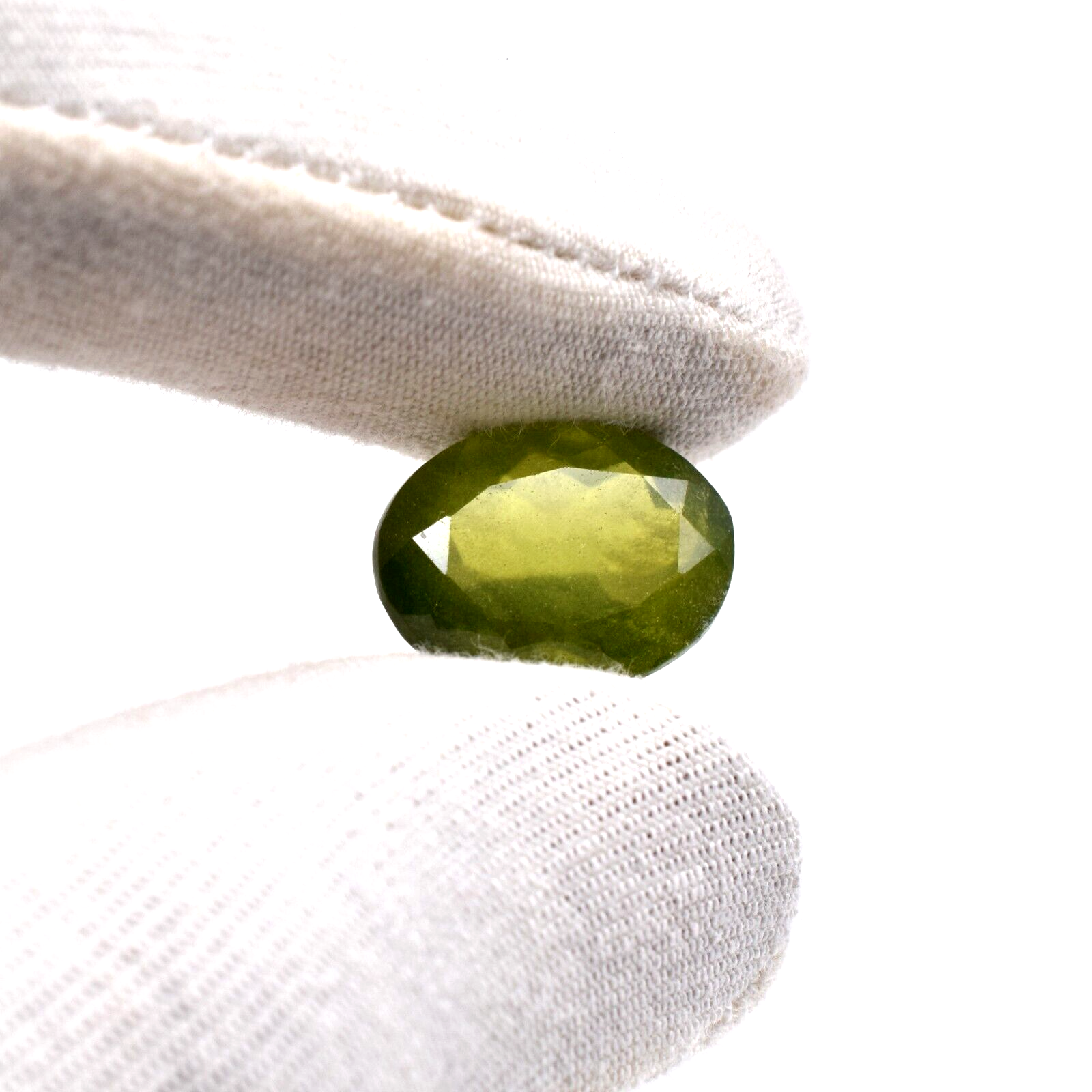 Natural Green Vesuvianite Idocrase Oval 15x12 mm 9.54 Ct Gemstone Ring Pendant