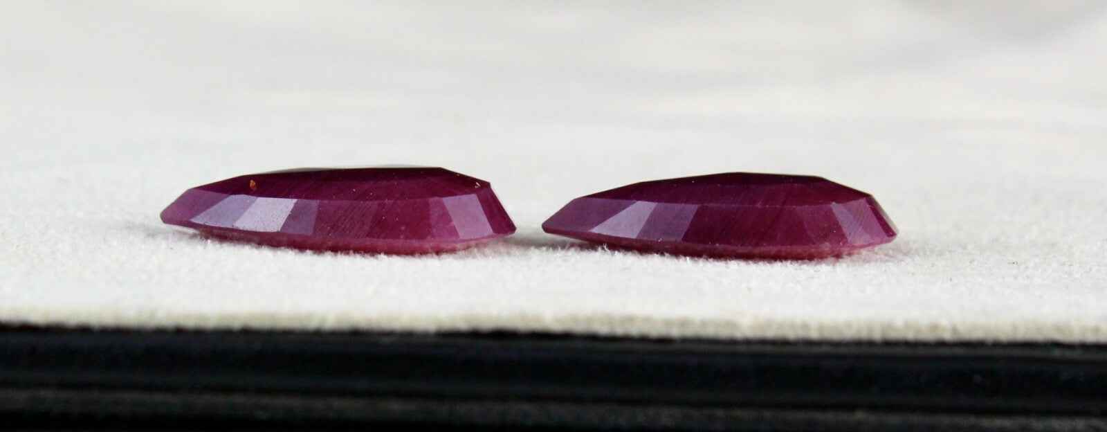 Certified Natural Untreated Ruby Pair 36.58 Ct Pear Cut Gemstone Earrings