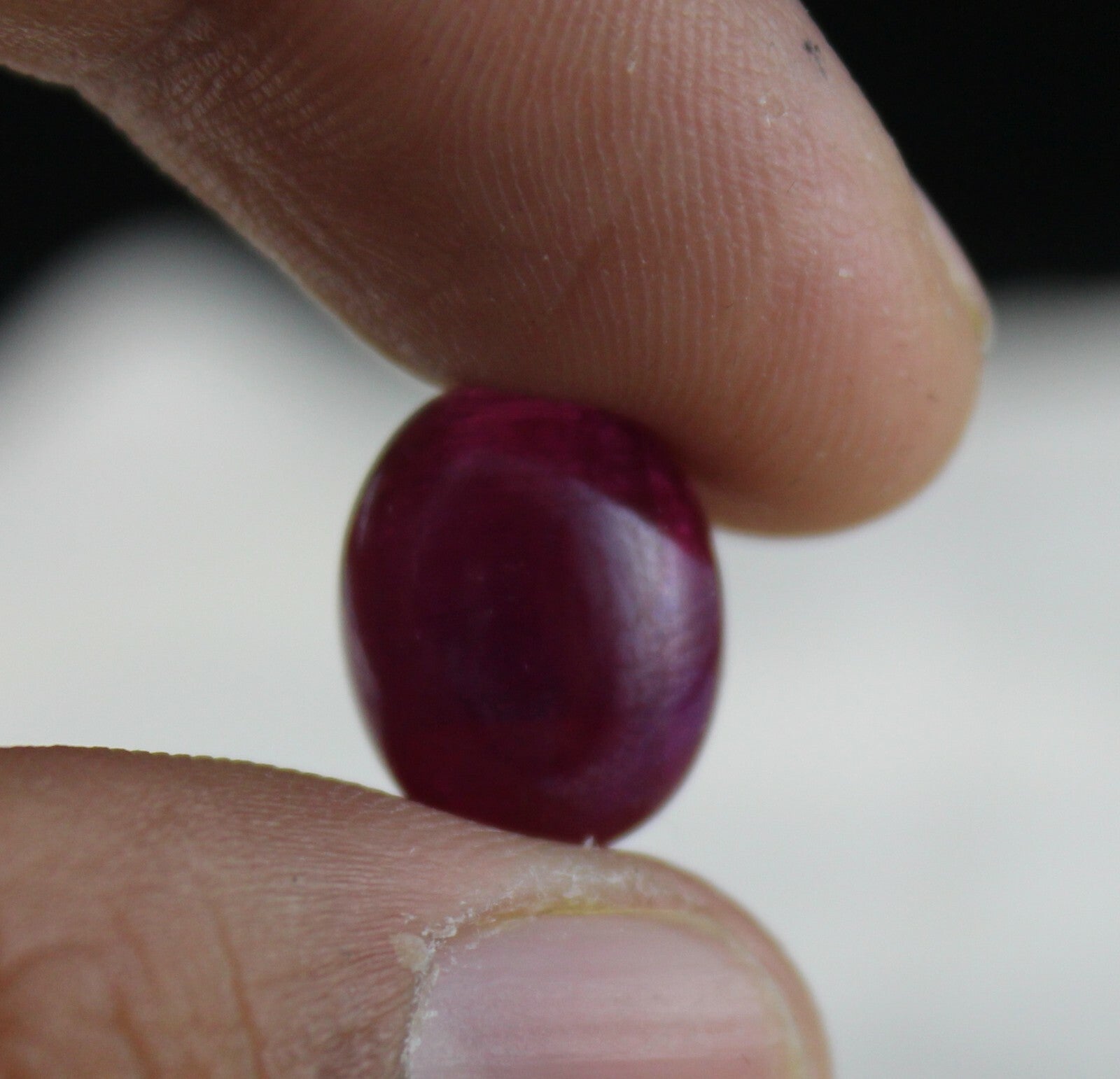 Certified Natural Untreat Burmese Ruby 10.56ct Oval Cabochon Loose Stone Ring