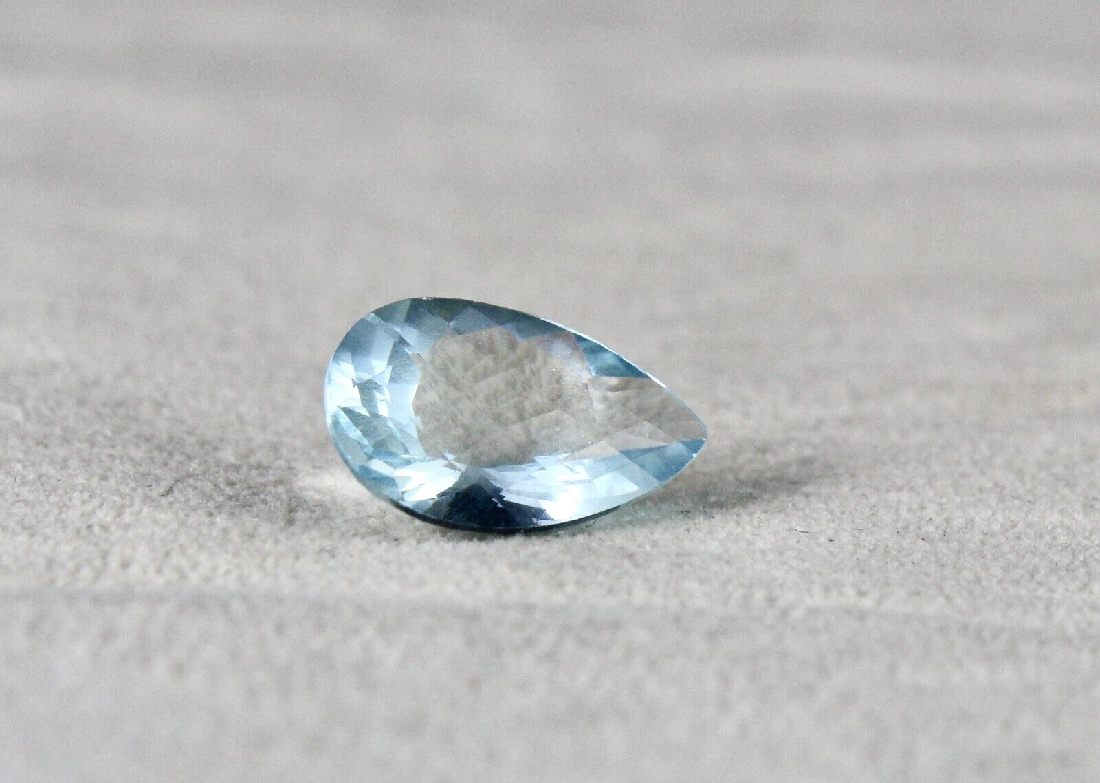 FINEST NATURAL BLUE AQUAMARINE PEAR CUT 4.51 CARATS GEMSTONE FOR RING PENDANT