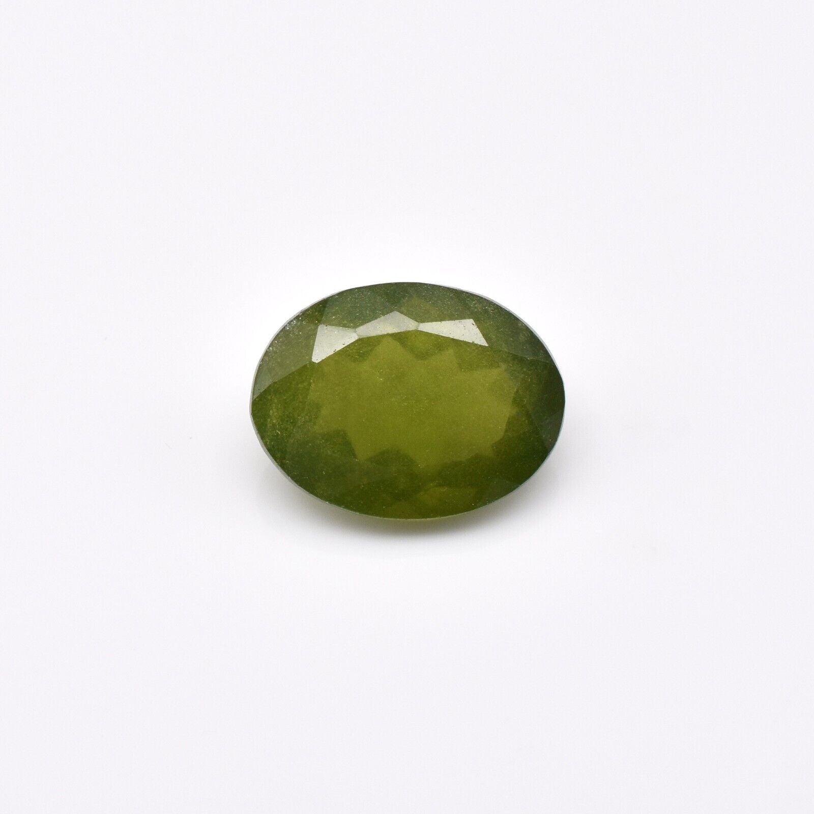 Natural Green Vesuvianite Idocrase Oval 15x12 mm 9.54 Ct Gemstone Ring Pendant