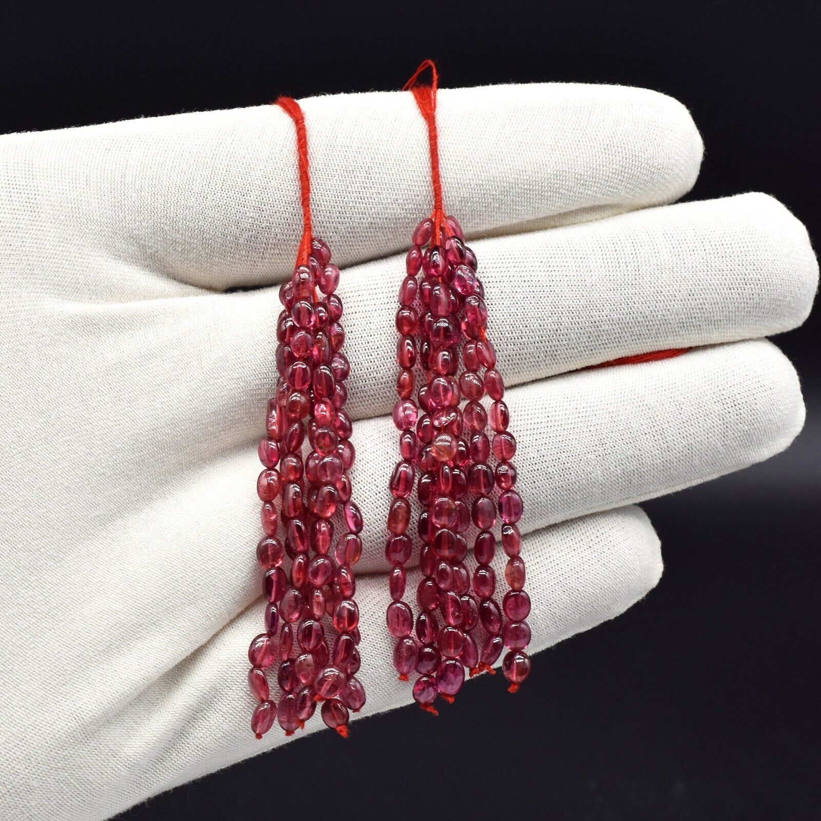 Natural Certified Spinel Beads Tassel 61 Ct Designing Gemstone Hanging Earring