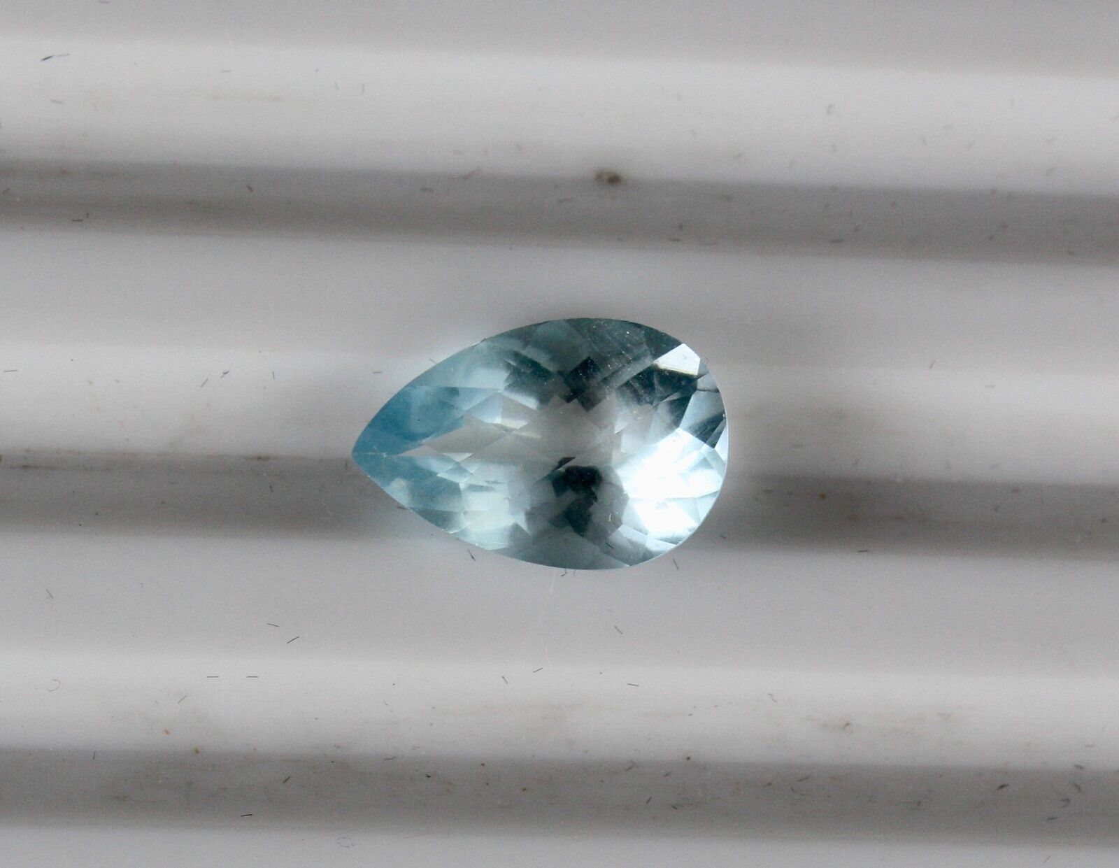 FINEST NATURAL BLUE AQUAMARINE PEAR CUT 4.51 CARATS GEMSTONE FOR RING PENDANT