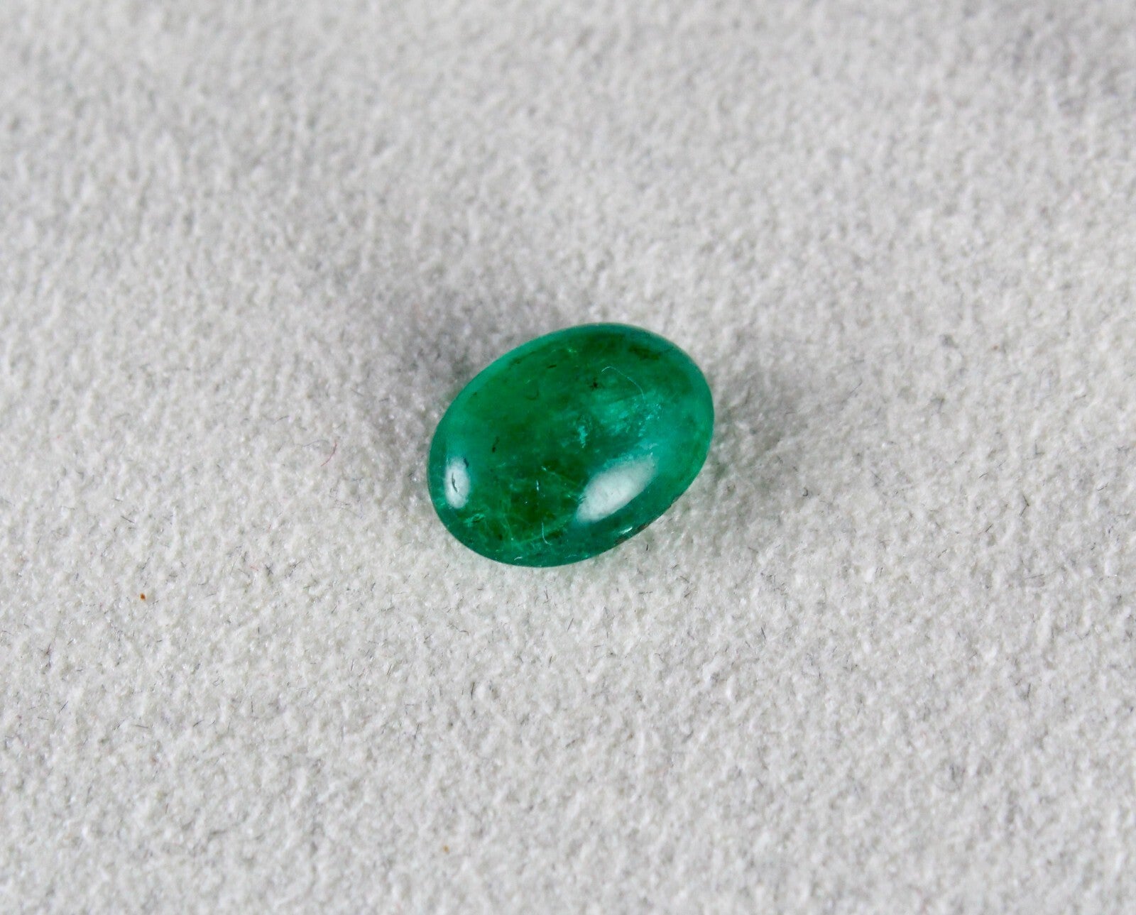 Certified Natural Zambian Emerald Oval Cabochon 2.20 Ct Gemstone Ring Pendant