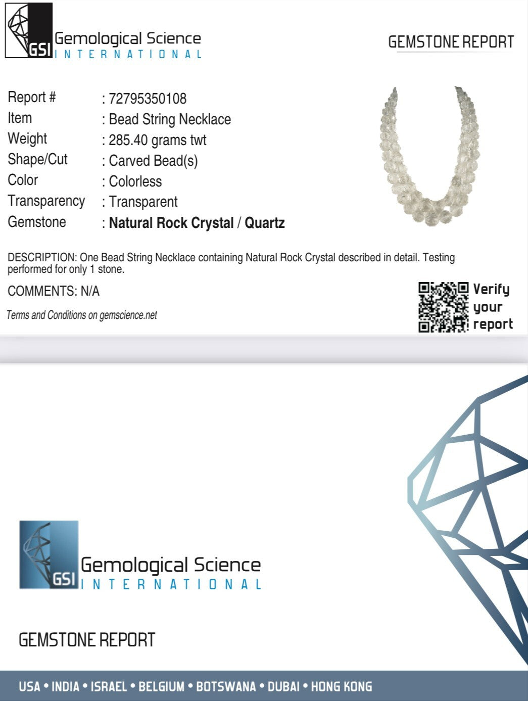 Natural Rock Crystal Quartz 1407 Ct Carved Melon Beads Gemstone Necklace