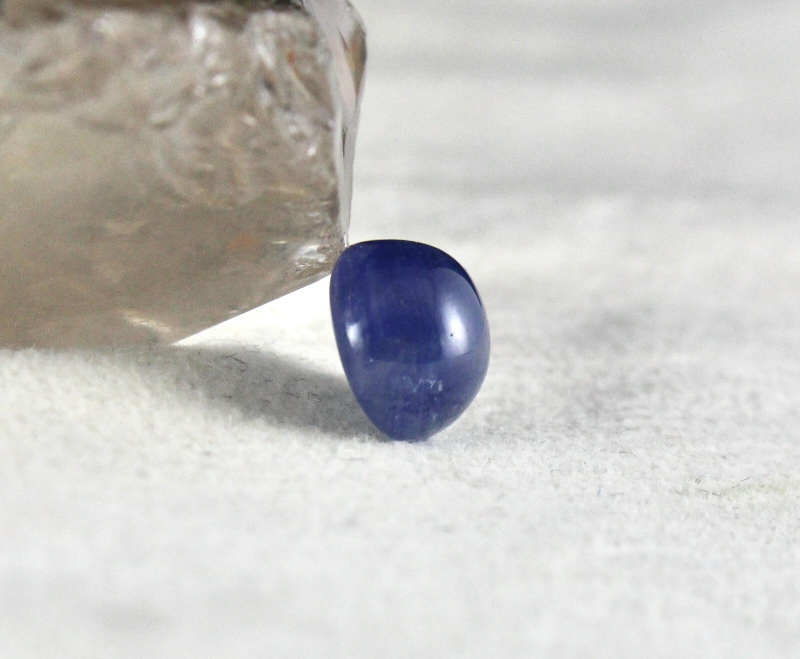 Certified Natural Blue Sapphire 7.11 Ct Oval Cabochon Gem Ring Pendant Silver