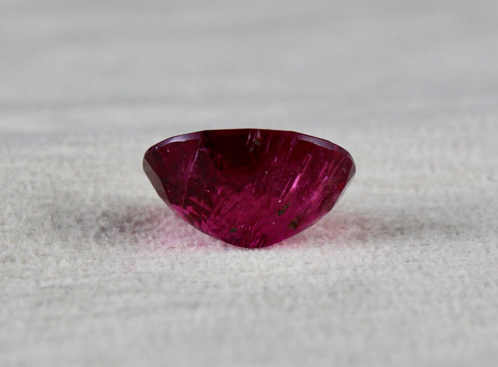 NATURAL PINK TOURMALINE RUBELLITE OVAL CUT 12.81 CARATS GEMSTONE RING PENDANT