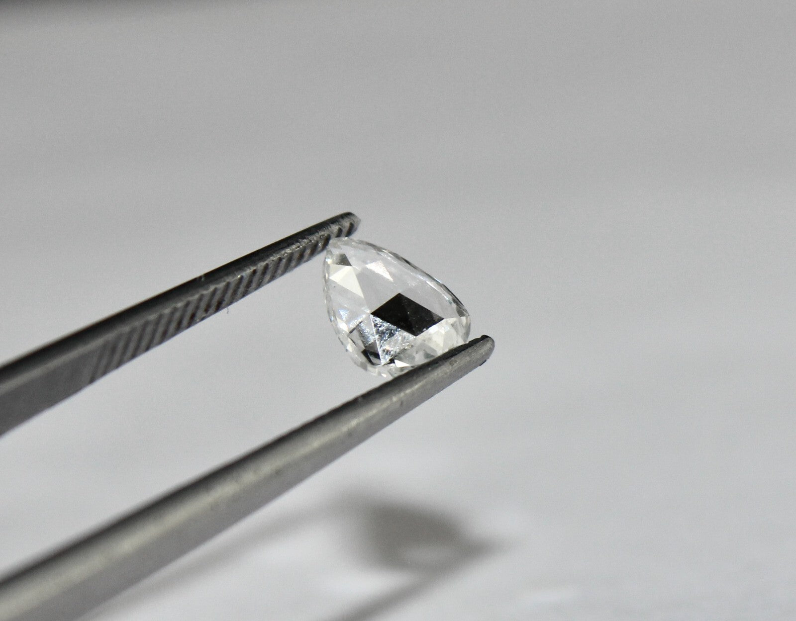 Natural Rose Cut Diamond 2.92 Ct Pear Loose Stone Certified Earring Set