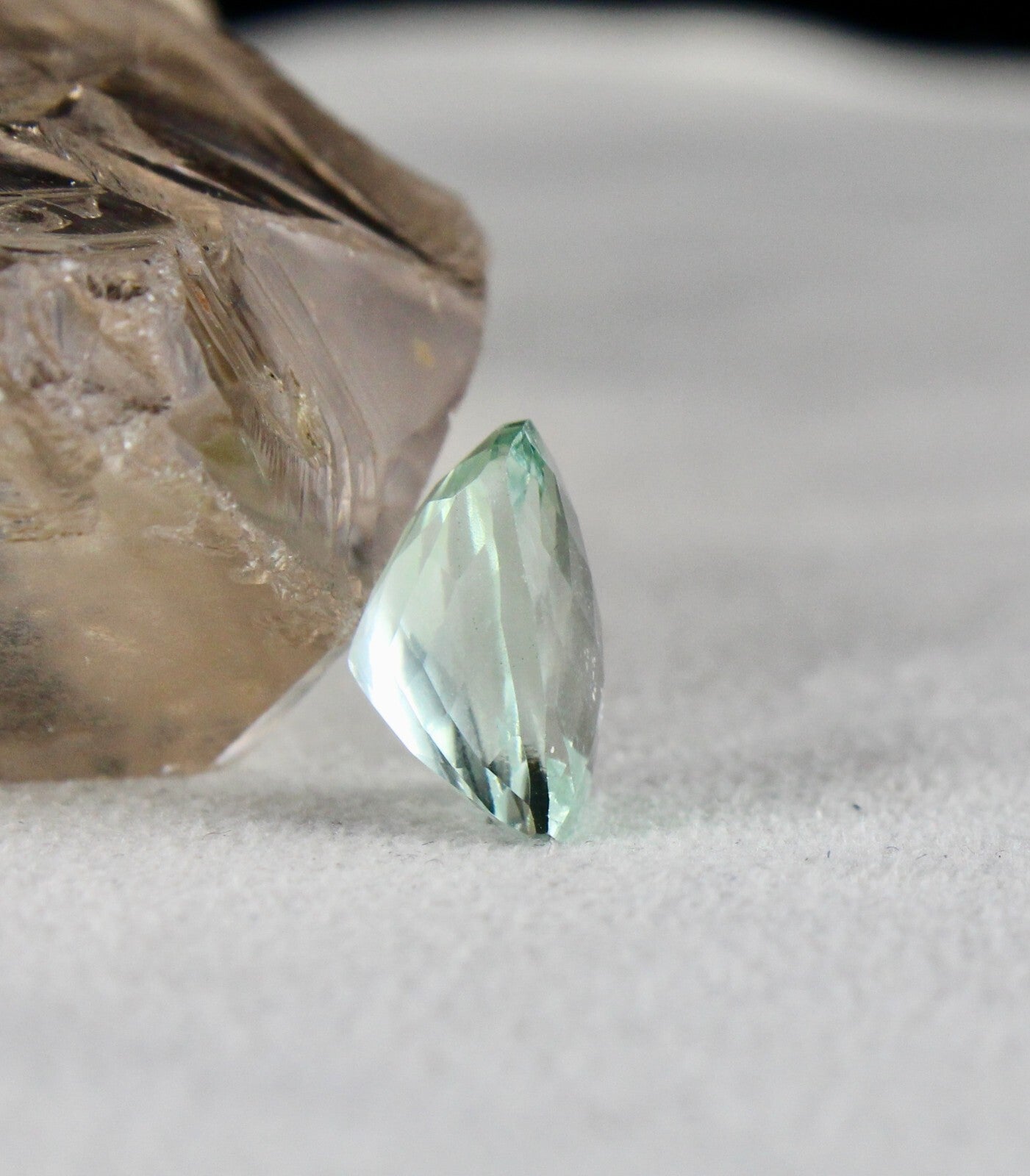 Certified Natural Blue Aquamarine 8.12ct Cushion Loose Gemstone For Ring